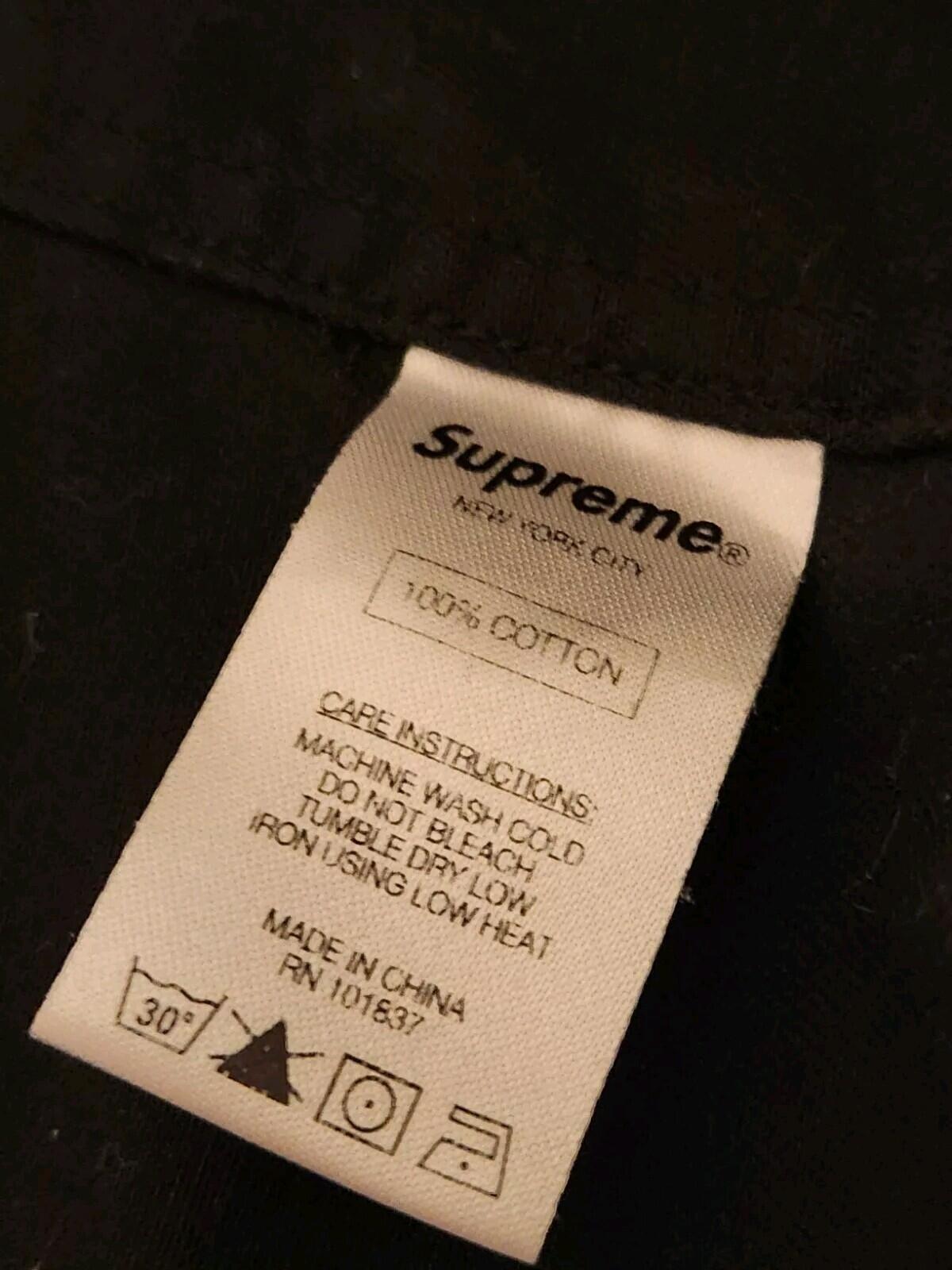FW14 Supreme Hi-Vis Work Shirt Black Size M