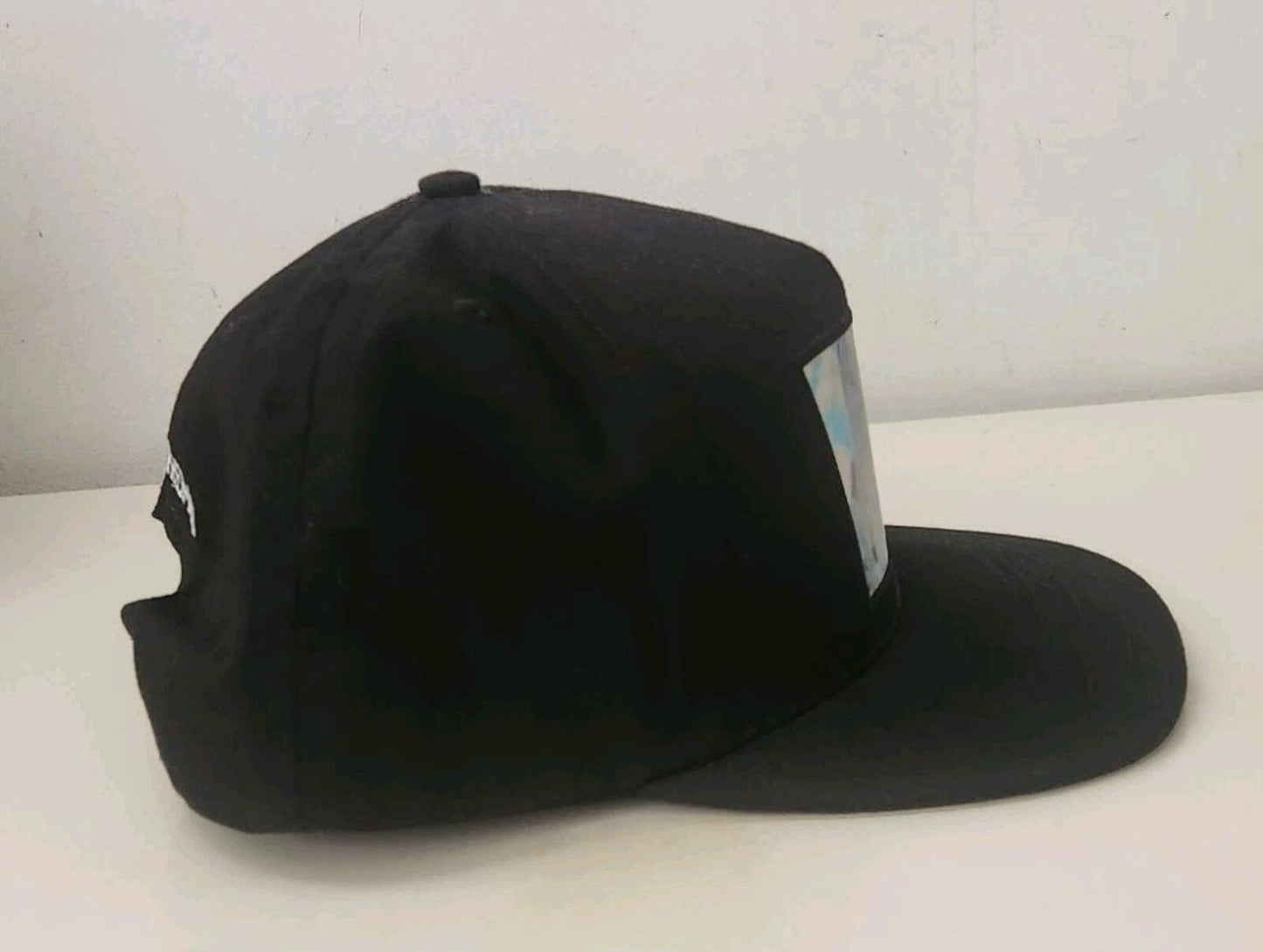 FW16 Supreme Astronaut Hologram 5-panel Black Cap Hat