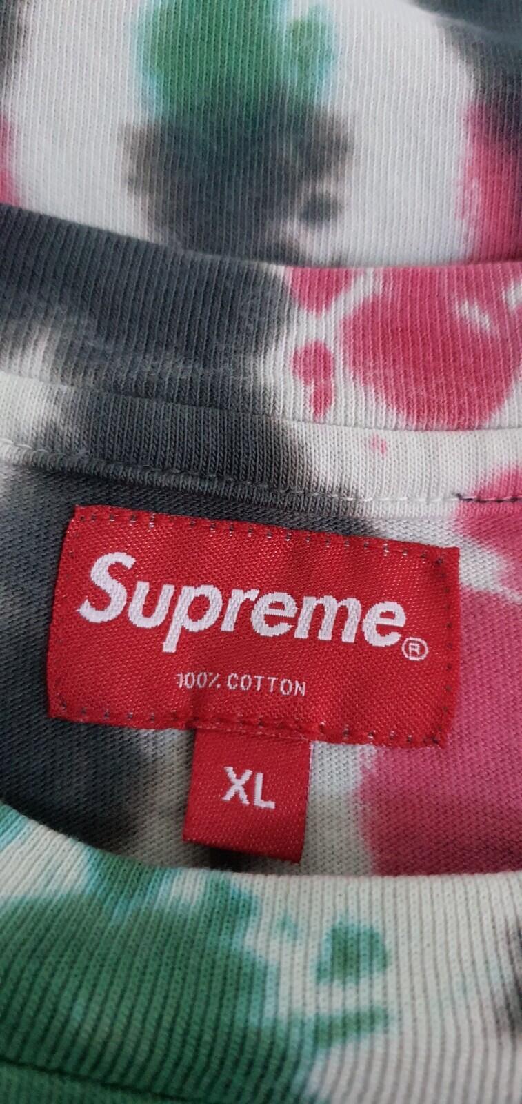 Camiseta de manga larga SS21 Supreme Dyed Bear Talla XL