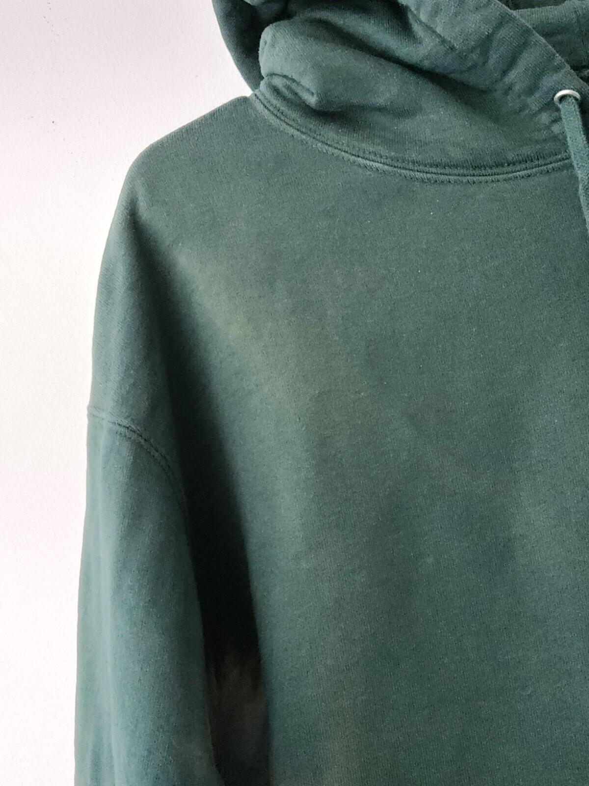 FW21 Supreme Bleached Hooded Sweatshirt hoodie size Medium M dark green
