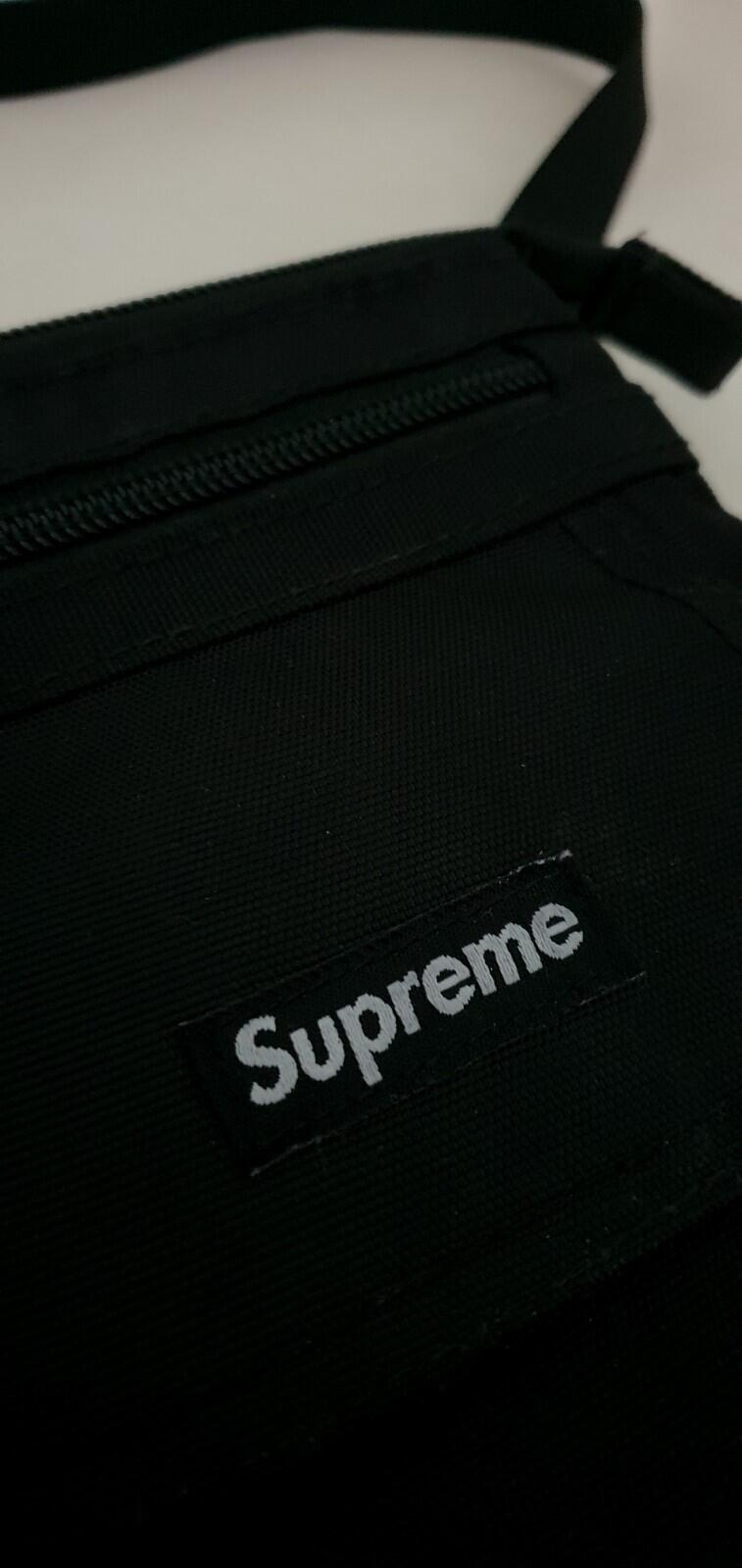 FW19 Supreme shoulder bag neck utility pouch Cordura nylon black water resistant