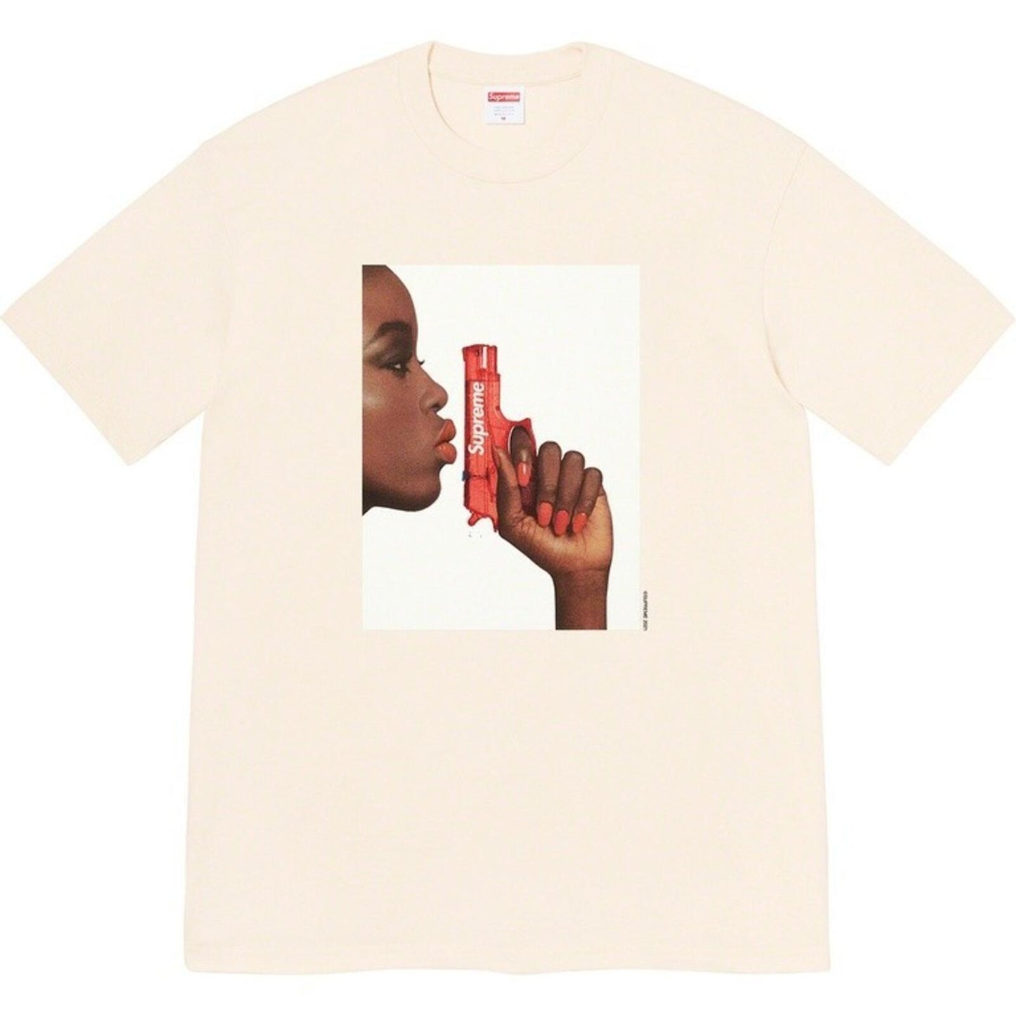 SS21 Supreme Water Pistol Tee Natural Size L