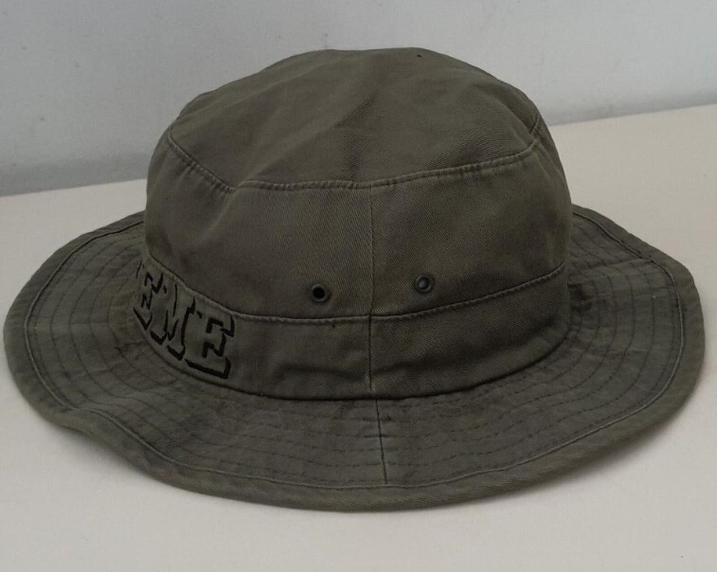 SS15 Supreme Twill boonie Hat Olive Size S / M