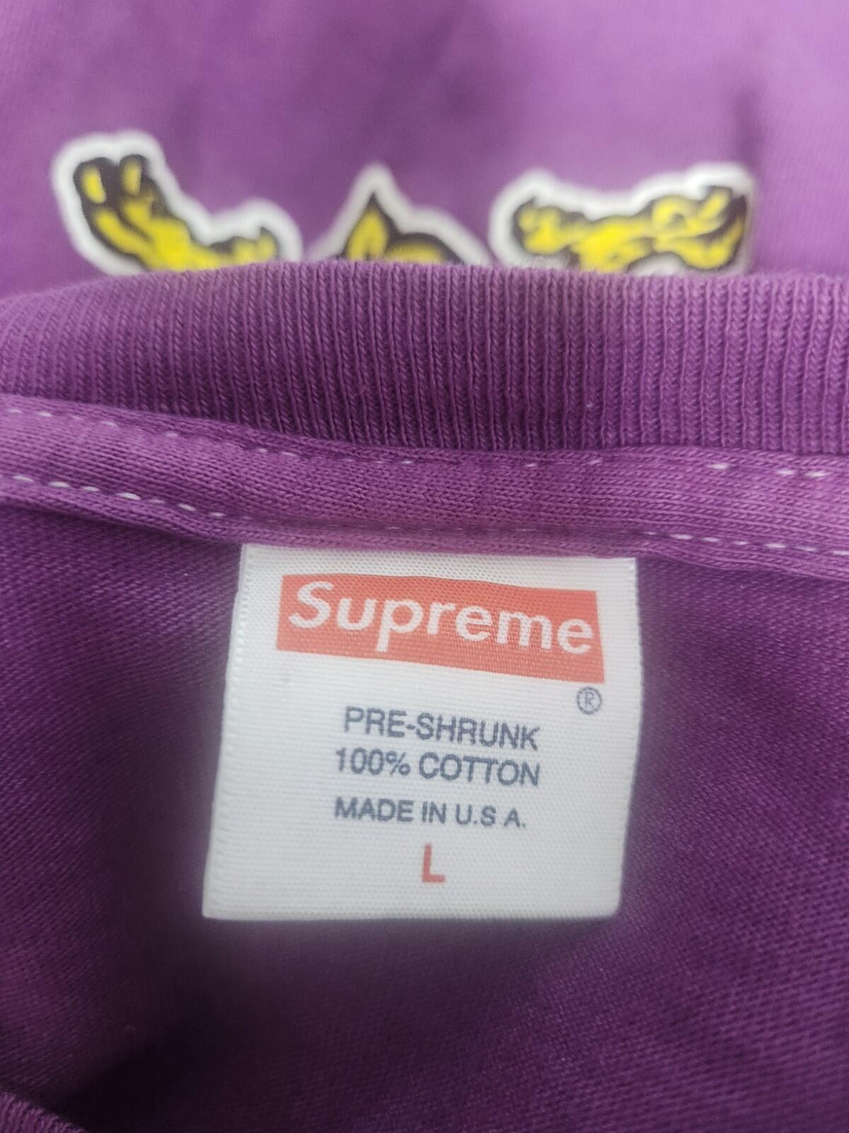 SS12 Supreme Celeste Tee Purple Size L