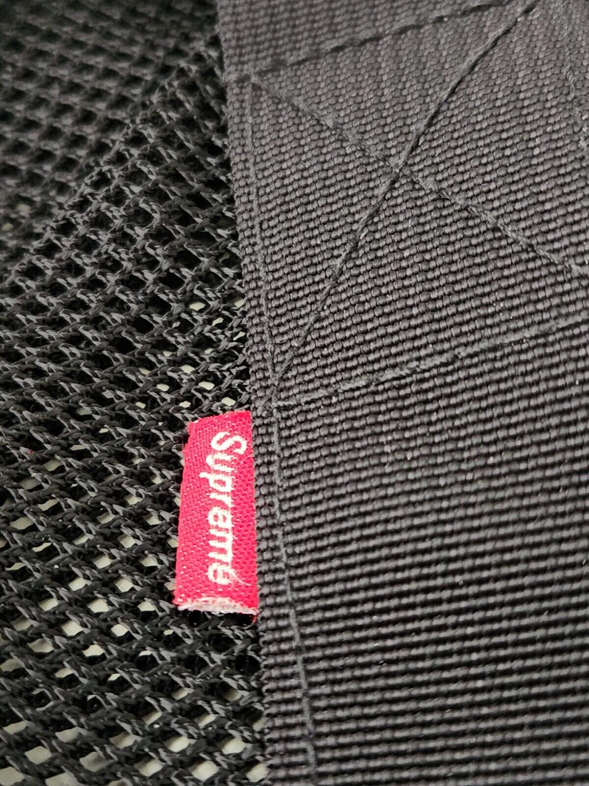 SS16 Supreme Mesh Duffle Bag Black