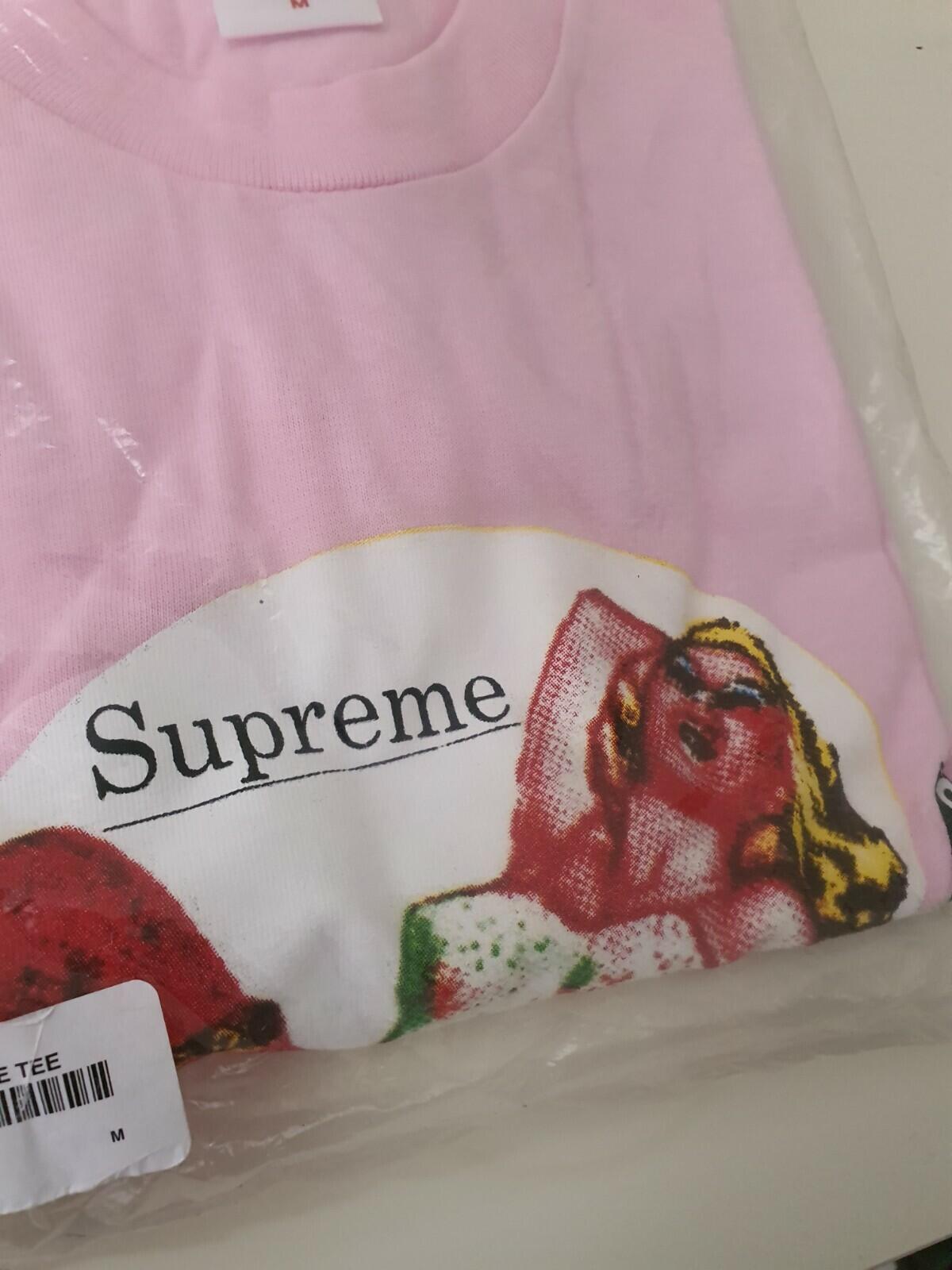 SS19 Supreme It gets Better Tee Light Pink Size M