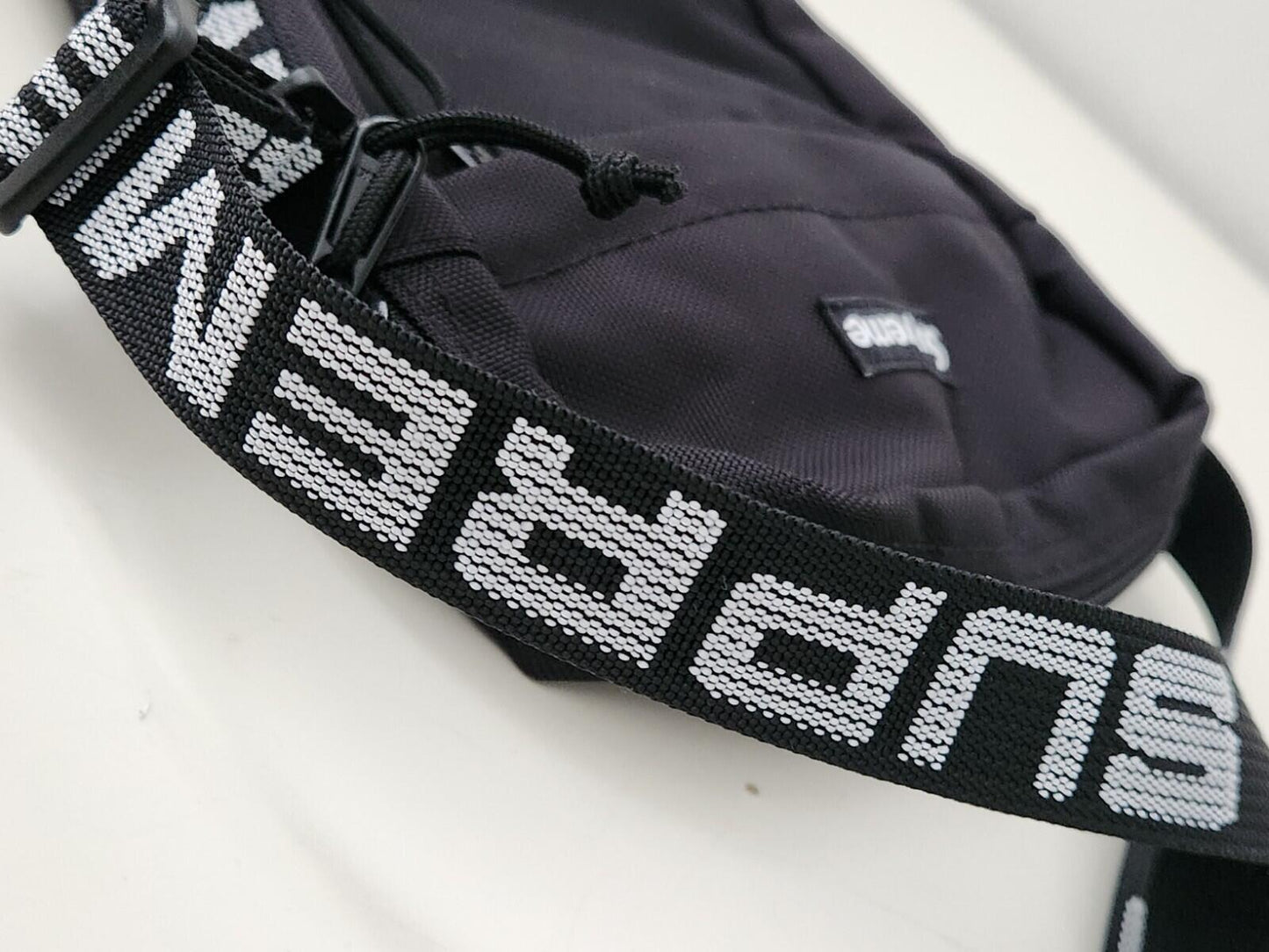 SS18 Supreme shoulder bag Cordura Fabric Black