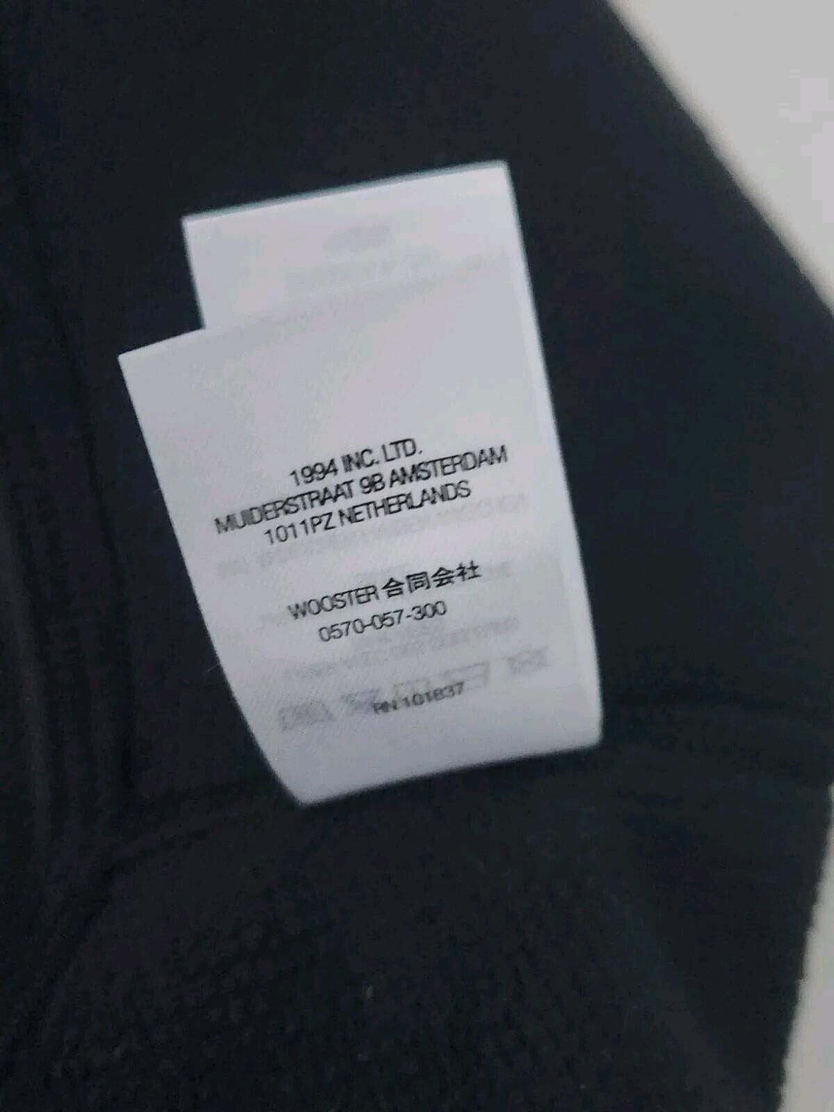 FW23 Supreme Windstopper neck gaiter Black Water Resistant GORE-TEX Reflective