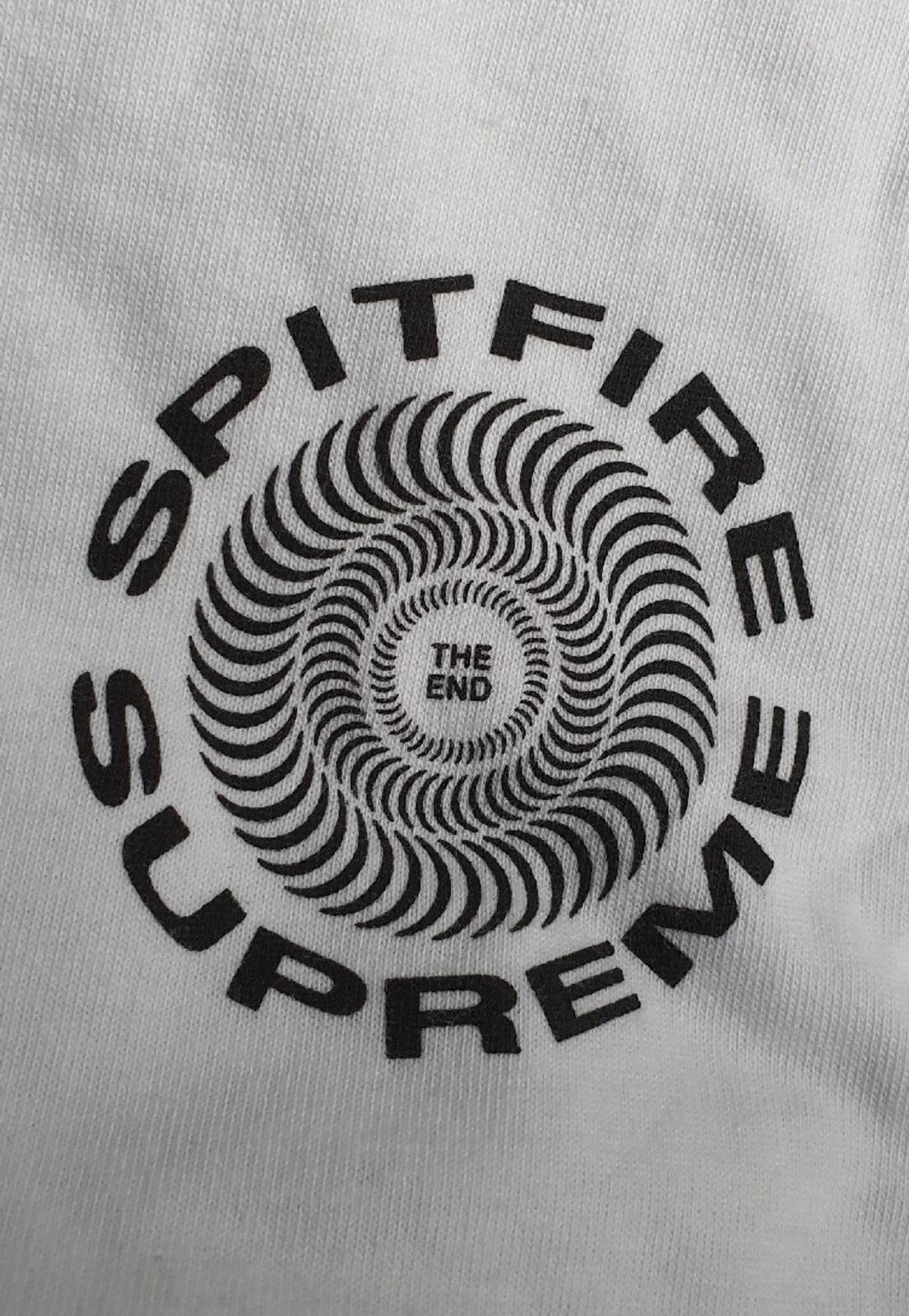 SS18 Supreme x Spitfire Cat Tee Weiß Größe M