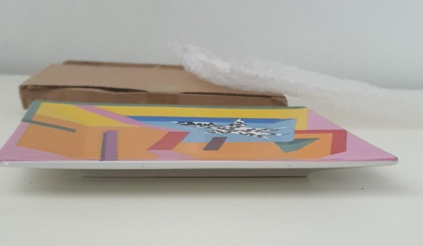 Cenicero grande multicolor de cerámica, accesorio, Supreme A. Mendini Milano SS16