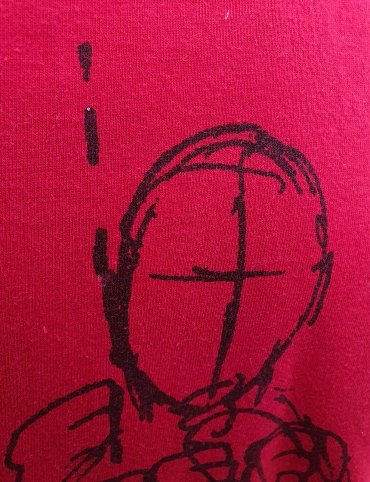 FW13 Supreme Bruce Lee Mantra Tee Red Size L