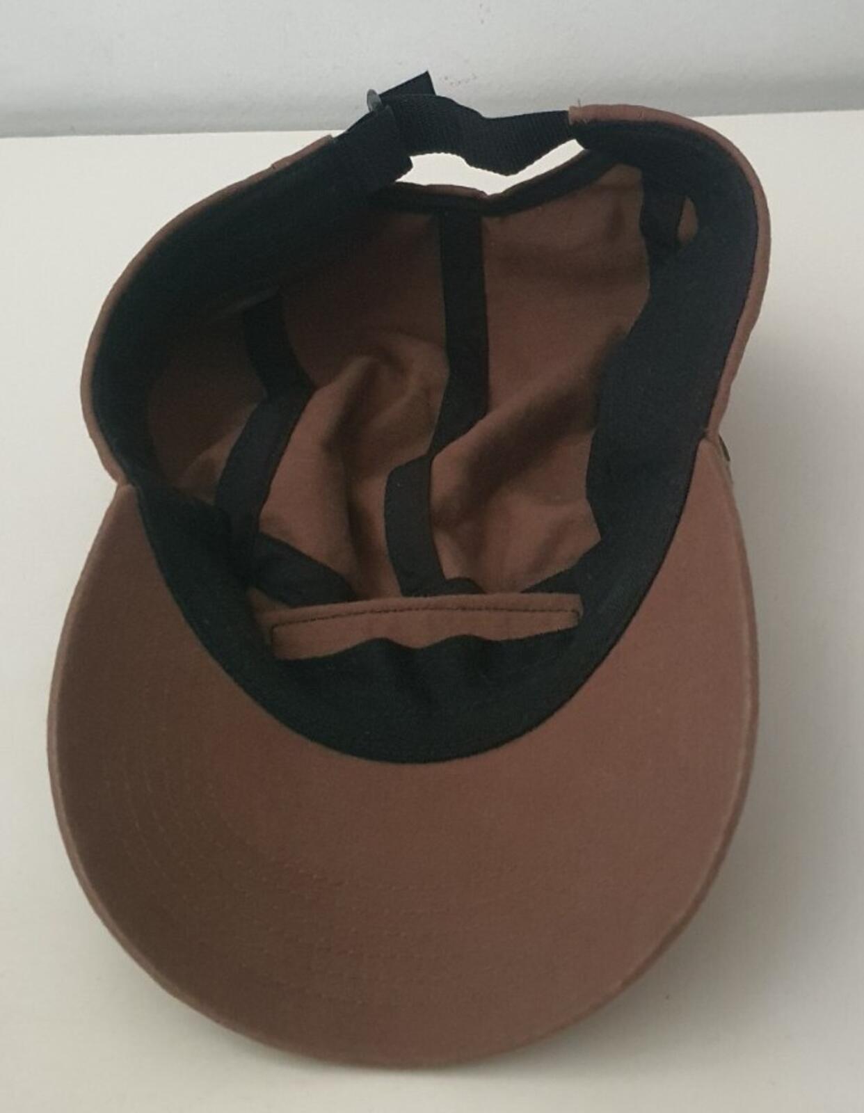 SS22 Supreme Military Camp Cap Hat Brown Box logo