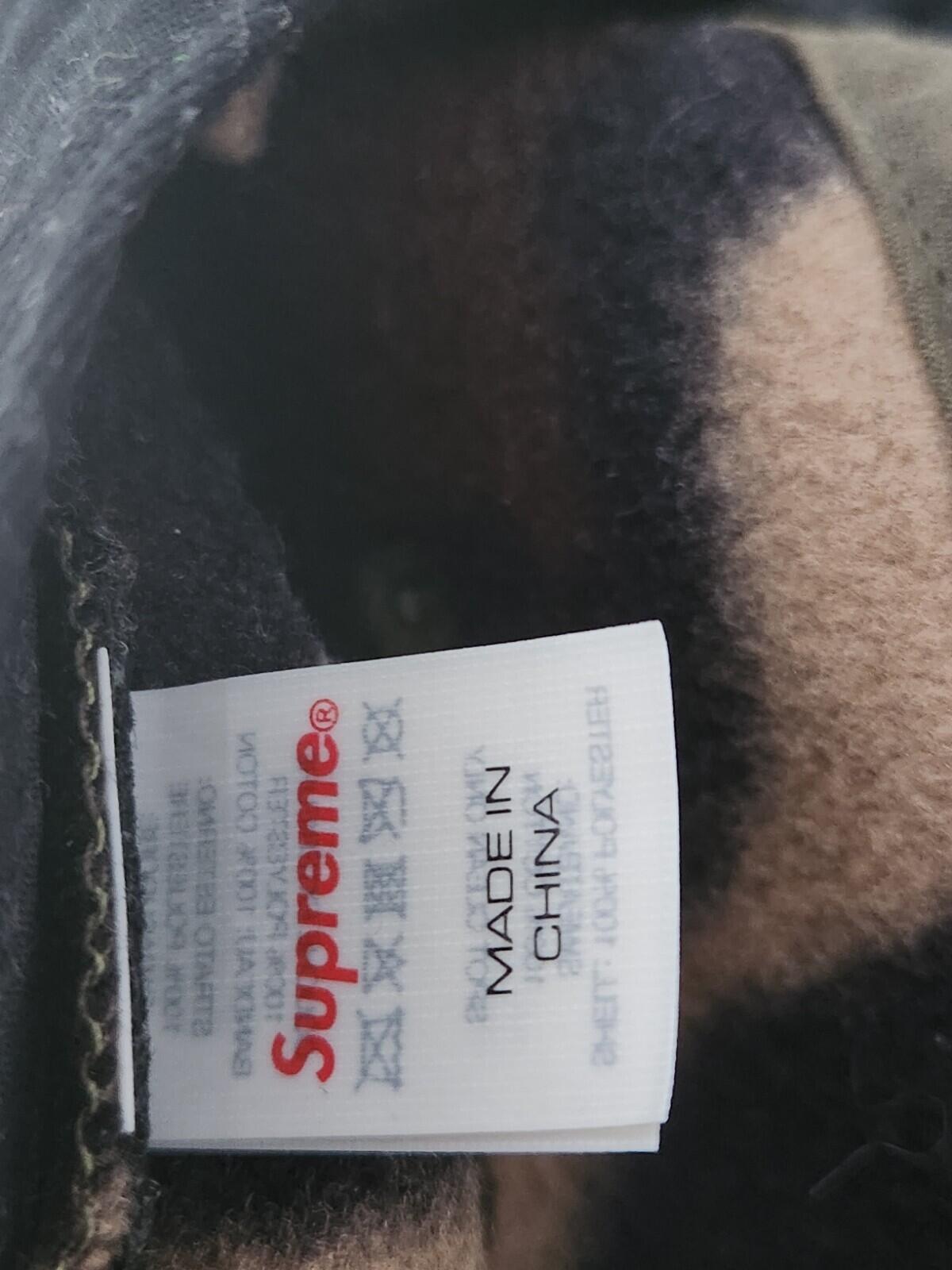 FW22 Supreme x Polartec Camp Cap Woodland Camo hat cap