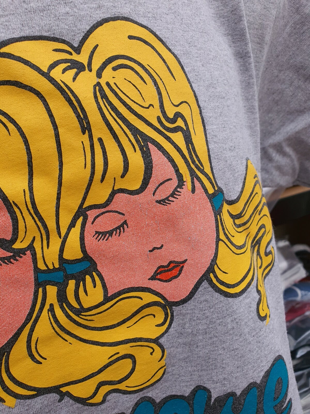 FW13 Supreme Twins Tee Heather Grey Größe M