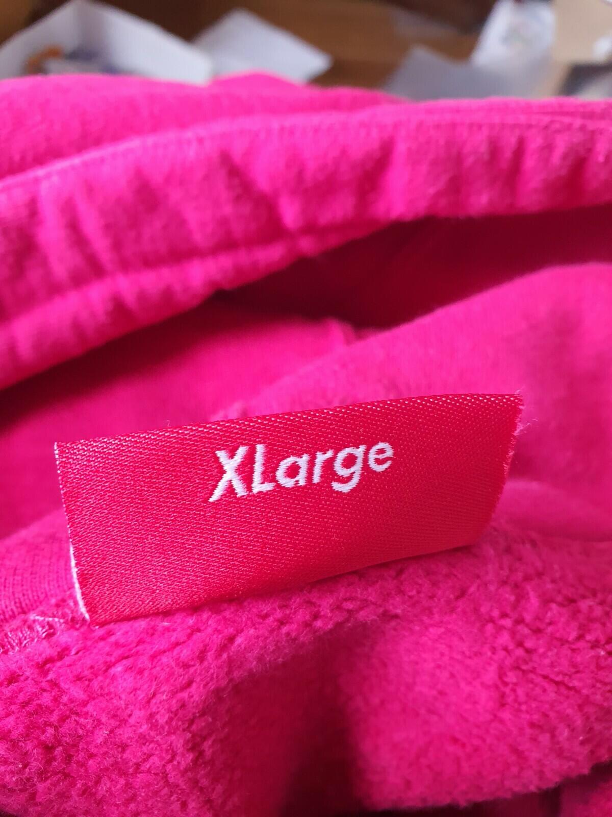 SS20 Supreme Metallic Rib Fuchsia Kapuzenpullover Größe XL Hoodie