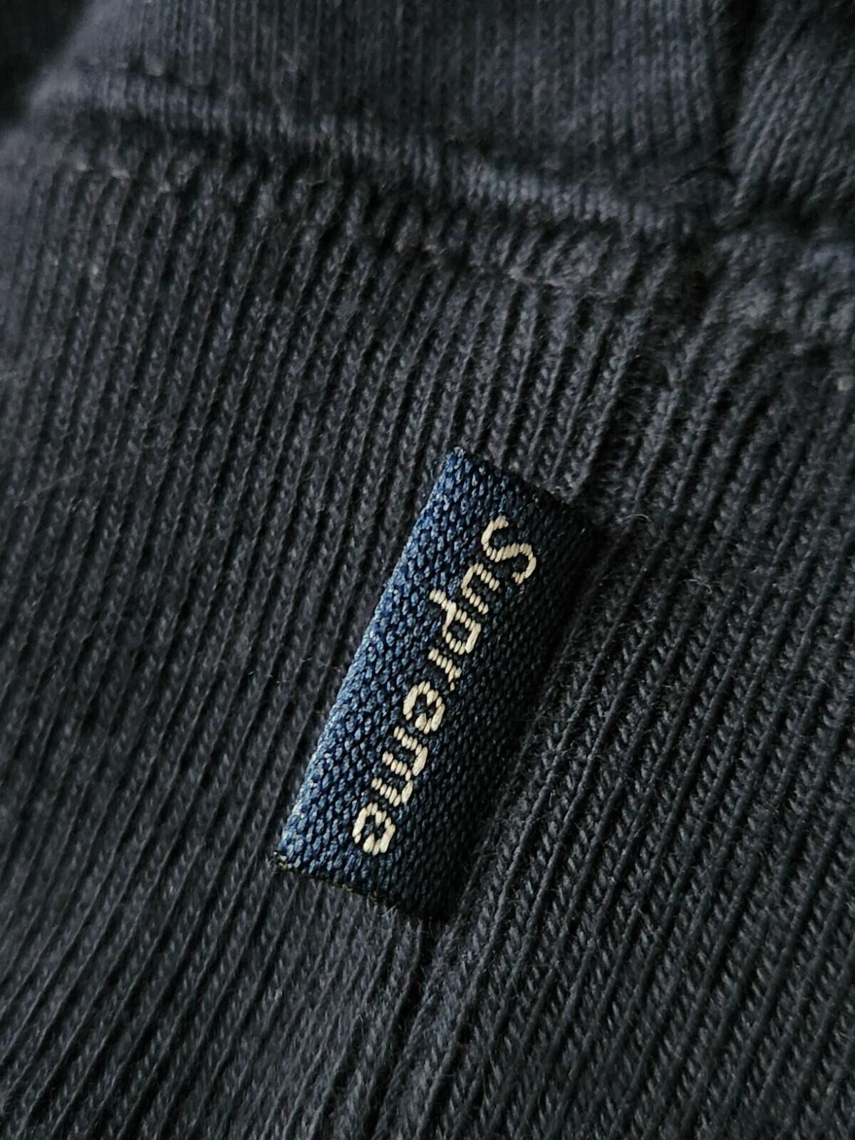SS22 Supreme Team Chenille Kapuzenpullover Größe M Navy Hoodie