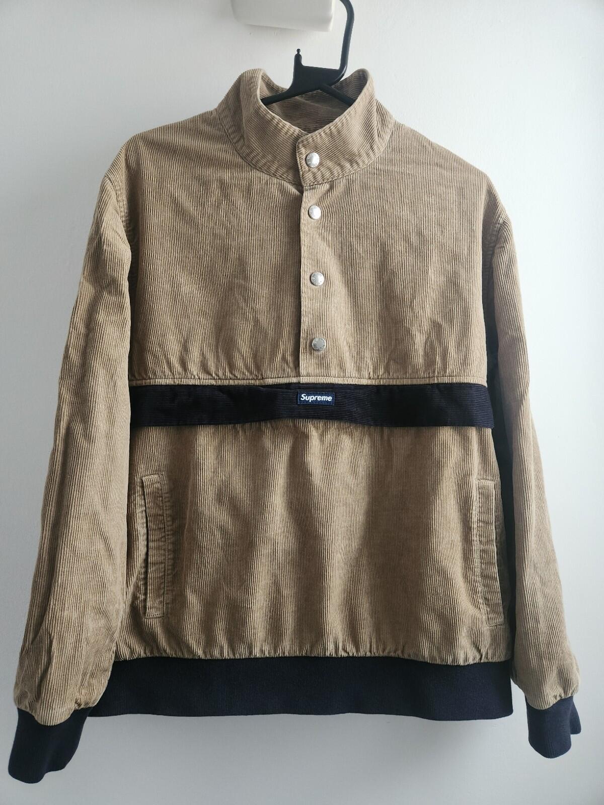 SS12 Supreme Corduroy Pullover Jacket Brown Size M