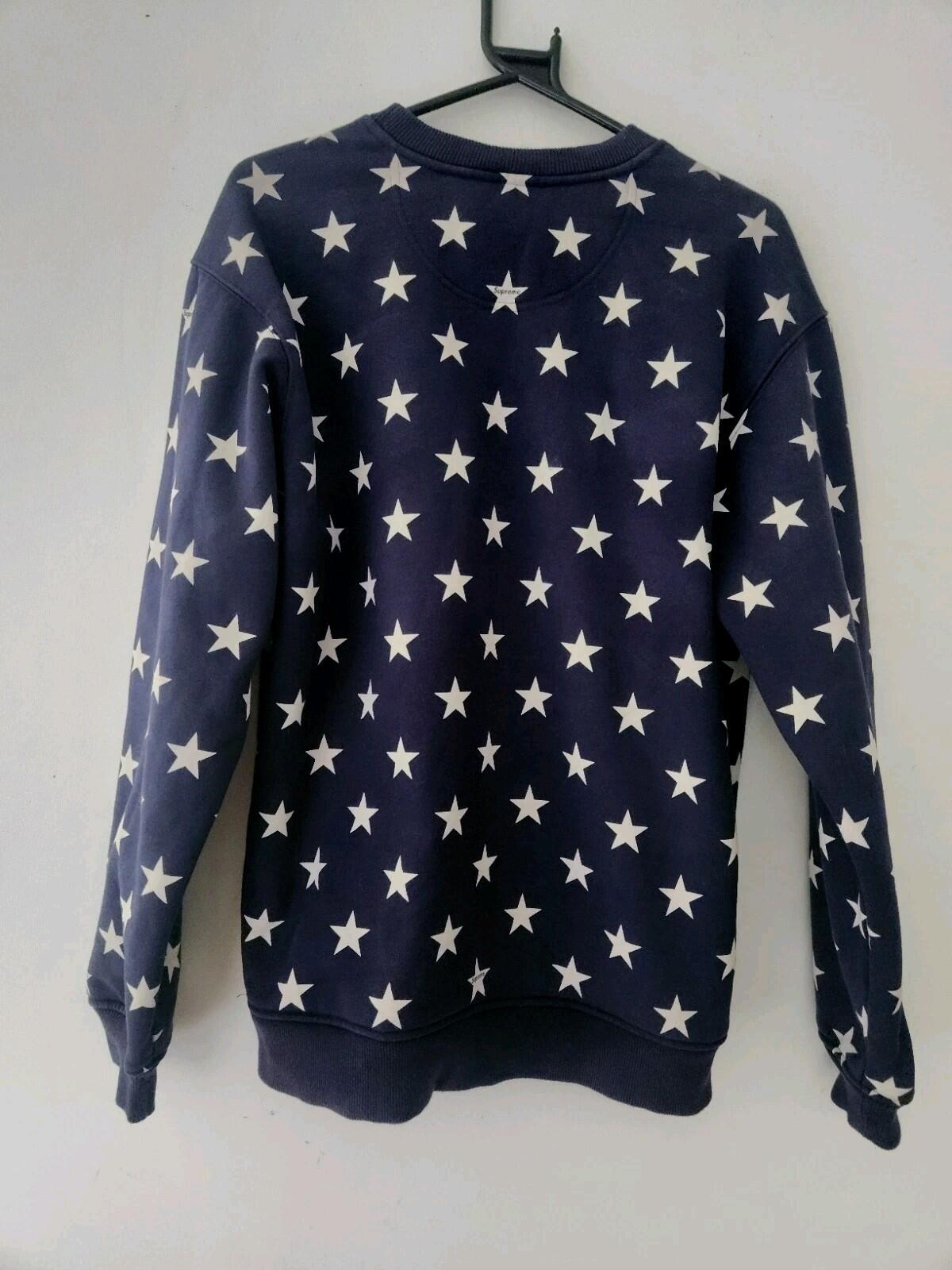 FW12 Supreme Champion Crewneck Navy L Large Stars Sweatshirt Blau Vintage 2012