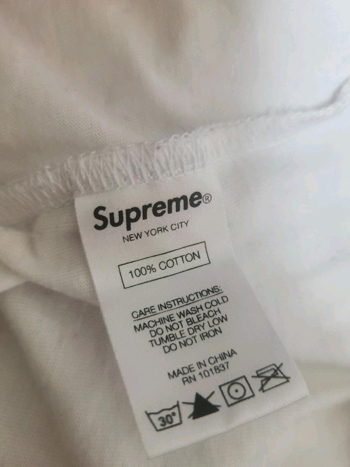 SS18 Supreme Lion Raglan Baseball Top XL Tee
