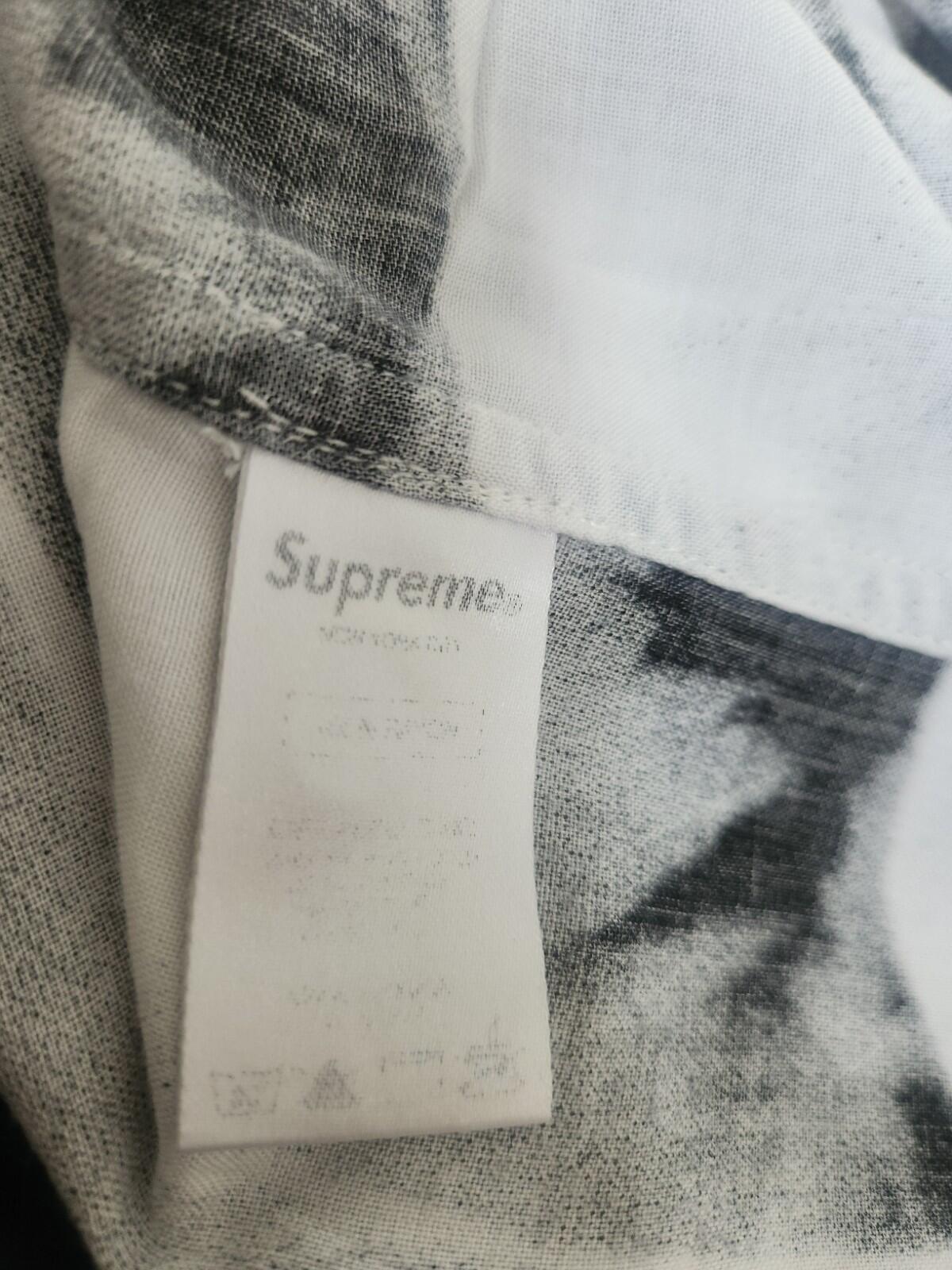 SS14 Supreme Flamingo Shirt M medium black white rayon short sleeve vintage bird