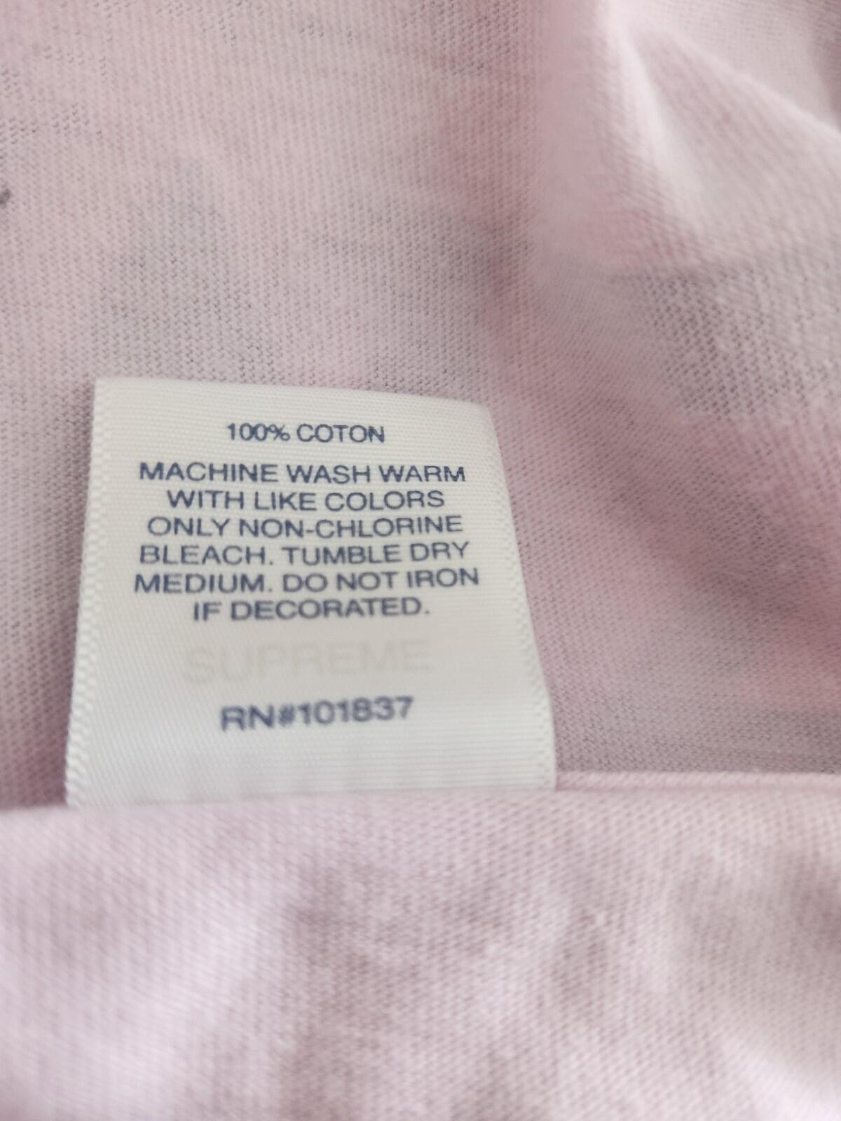 FW20 Supreme Multi Logo Tee Light Pink Size L