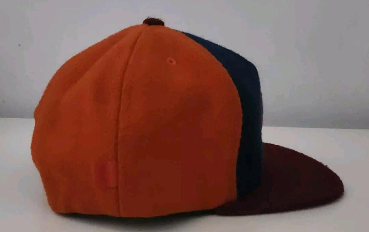 Gorra de 5 paneles de fieltro Supreme Milano FW15 negra, azul, naranja, lana, rara, 2015, logo S