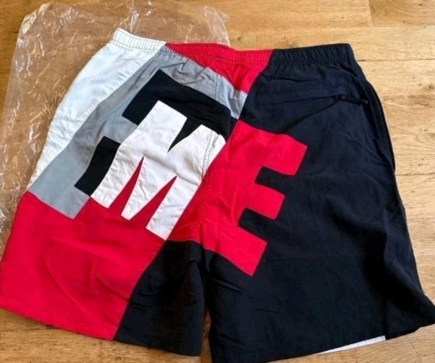 SS20 Supreme Big Letter Track Jacket + Water Shorts Set Size M