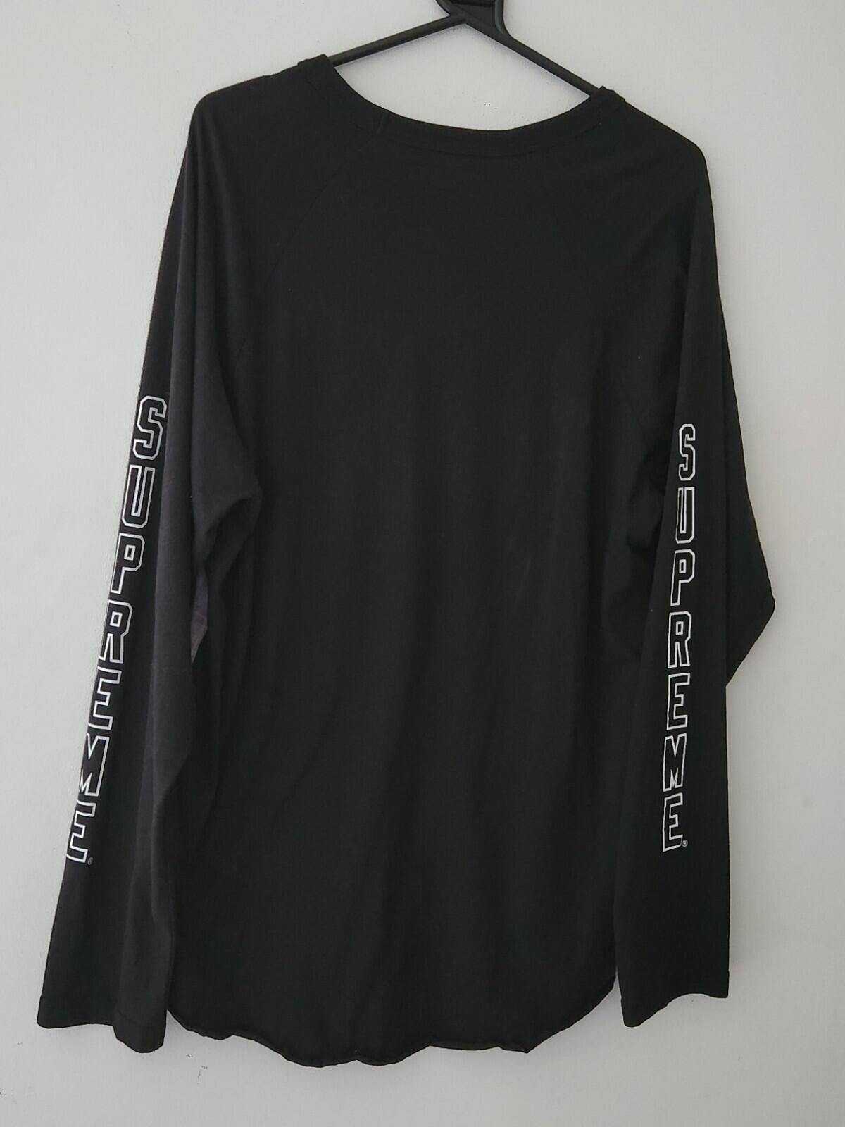 FW23 Supreme x H.R. Giger Raglan L/S Top Tee M medium black long sleeve t-shirt