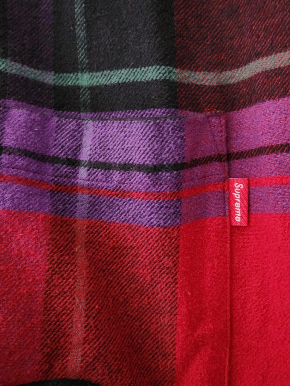 SS20 Supreme x Daniel Johnston plaid shirt red M Medium I KNOW SUPREME flannel
