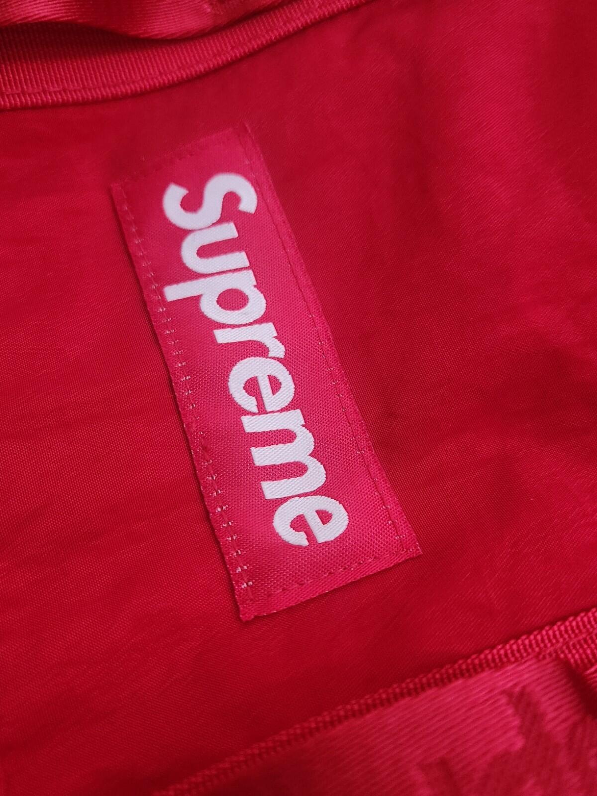 FW20 Supreme Backpack Dark Red Bag Water Resistant Nylon Rucksack