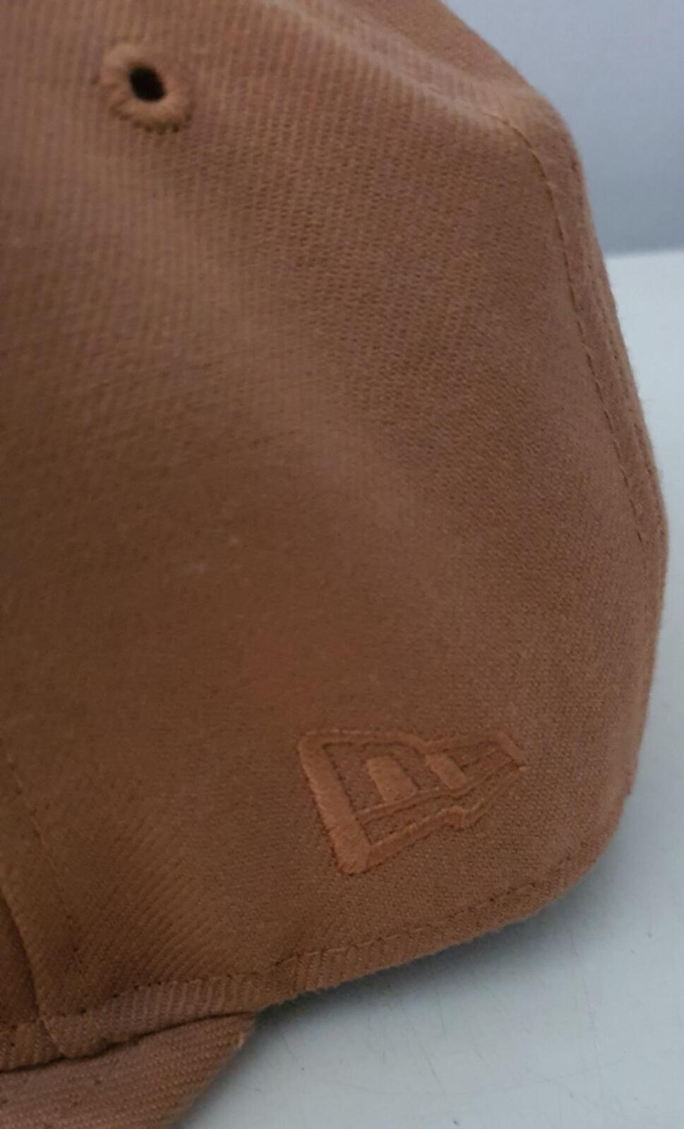 FW10 Supreme Classic Logo New Era brown hat cap 7 1/8 vintage 2010 Very Rare