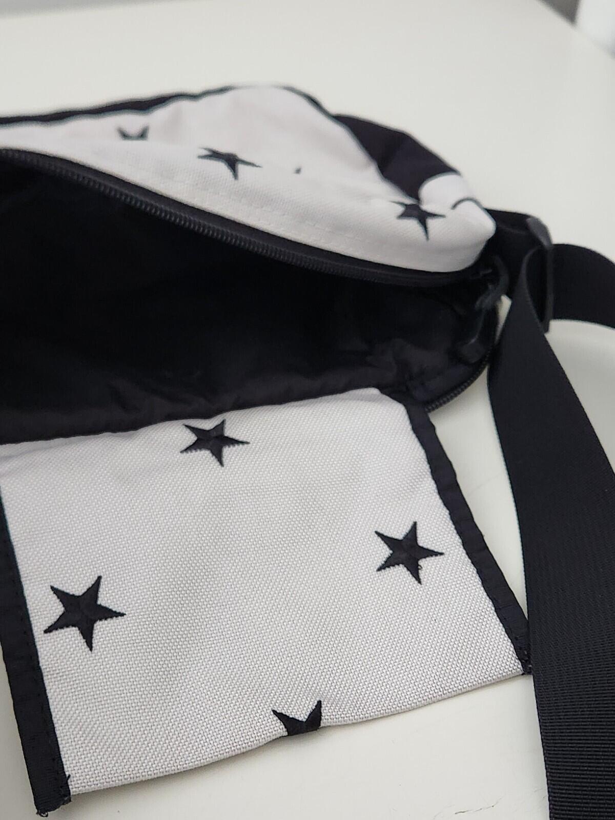 FW13 Supreme Embroidered Stars Shoulder Bag White