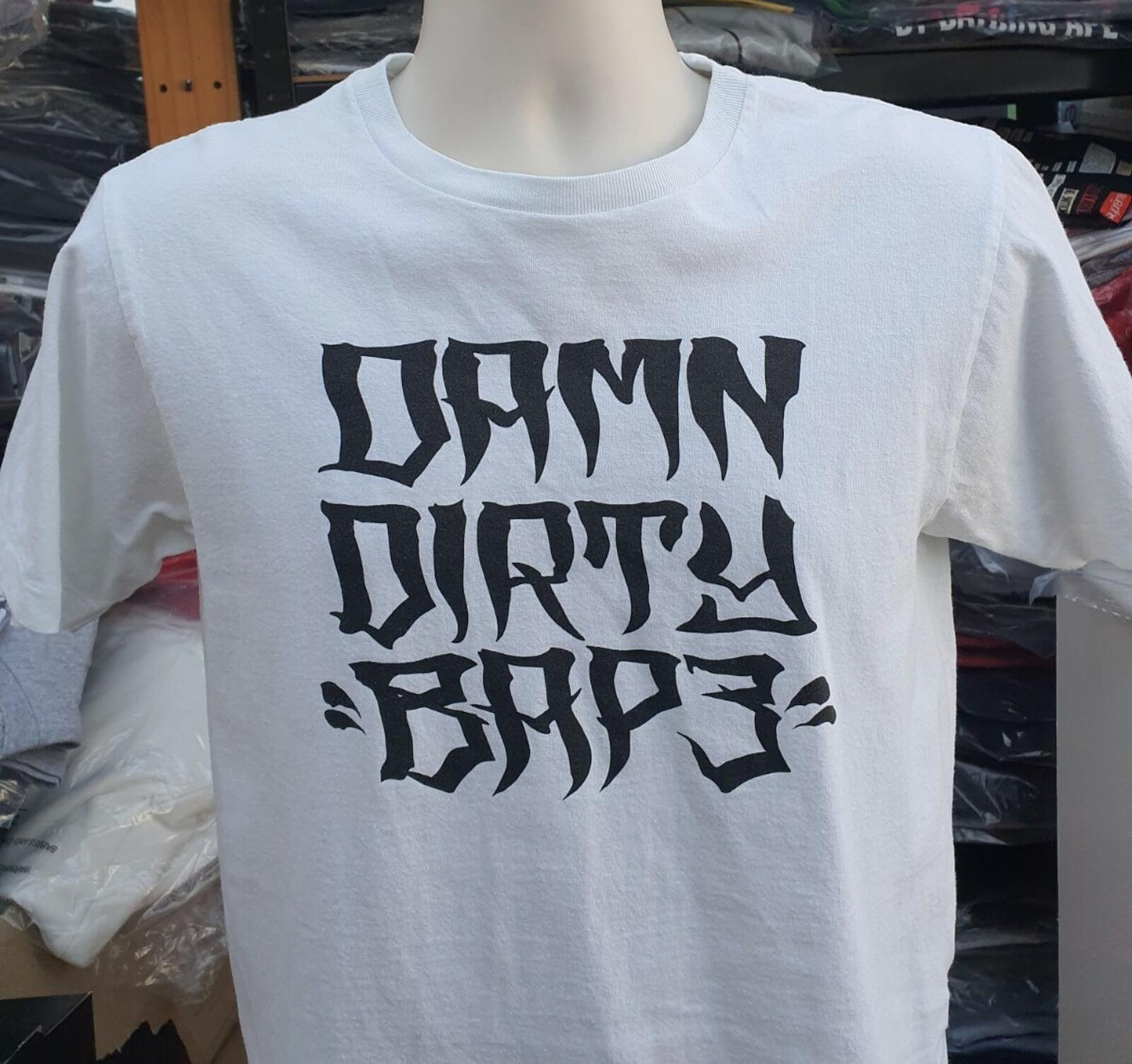 A BATHING APE x UNDEFEATED white tee size M medium T-shirt BAPE small S Rare