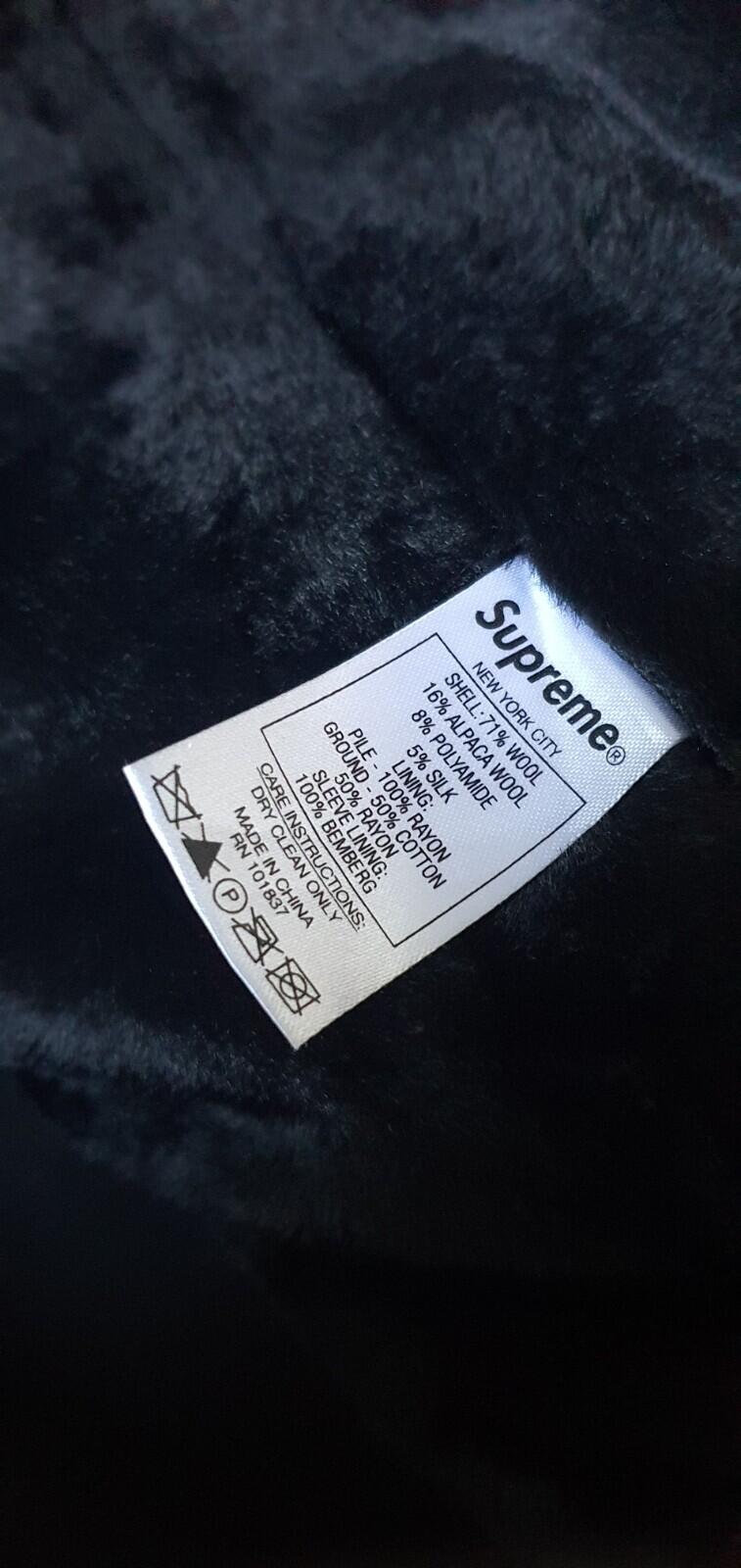FW18 Supreme Wool Trench Coat Suri Alpaca Loro Piana RRP $648 Herringbone Size S