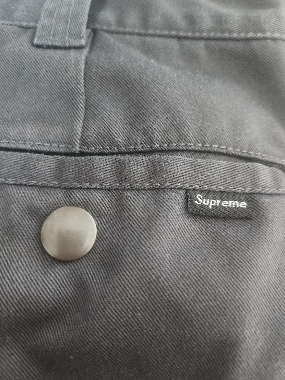 SS17 Supreme Split Work Pant size 30 W30 L30 zip up trousers pants Grey Black S