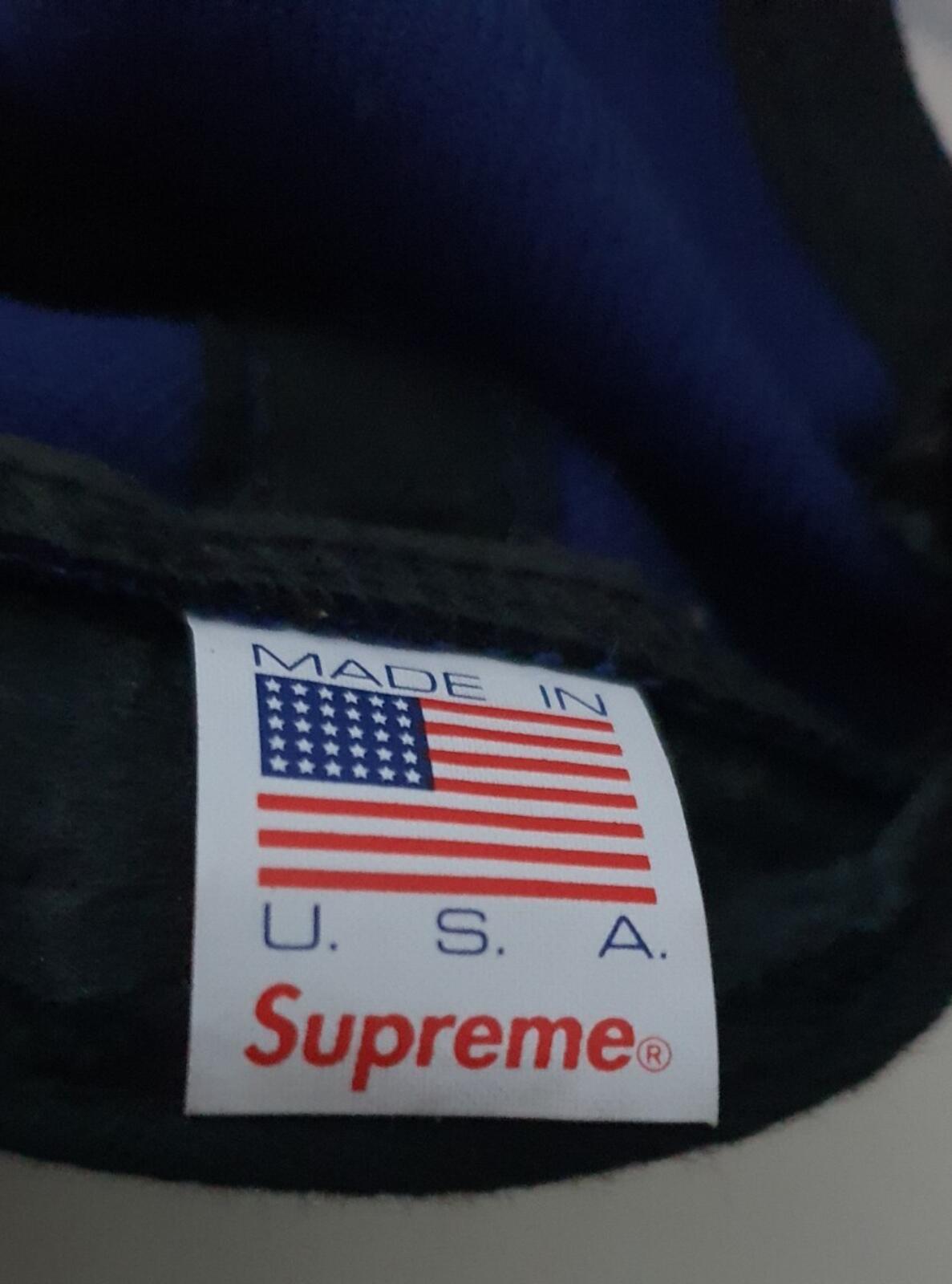FW13 Supreme Money Cash Hoes Starter 5-panel blue hat cap