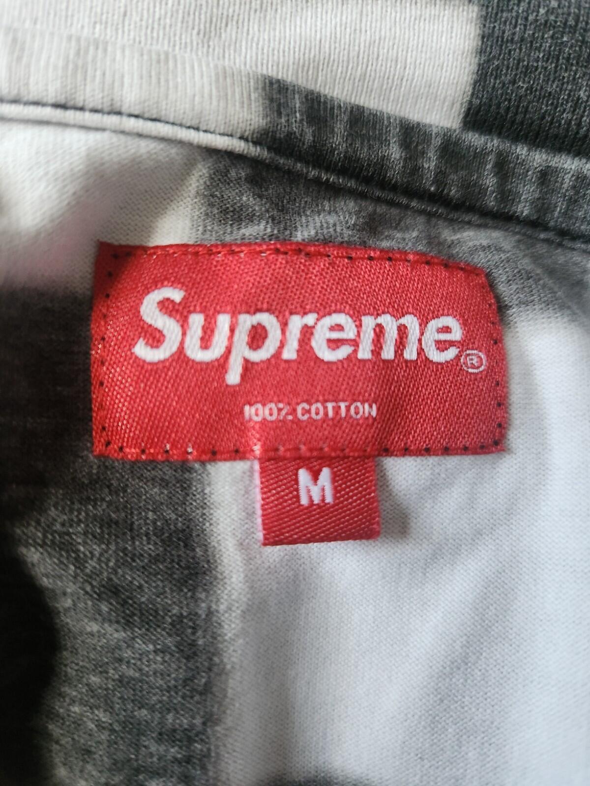 SS20 Supreme Small Box Tee size M Medium Checkerboard T-shirt Black White