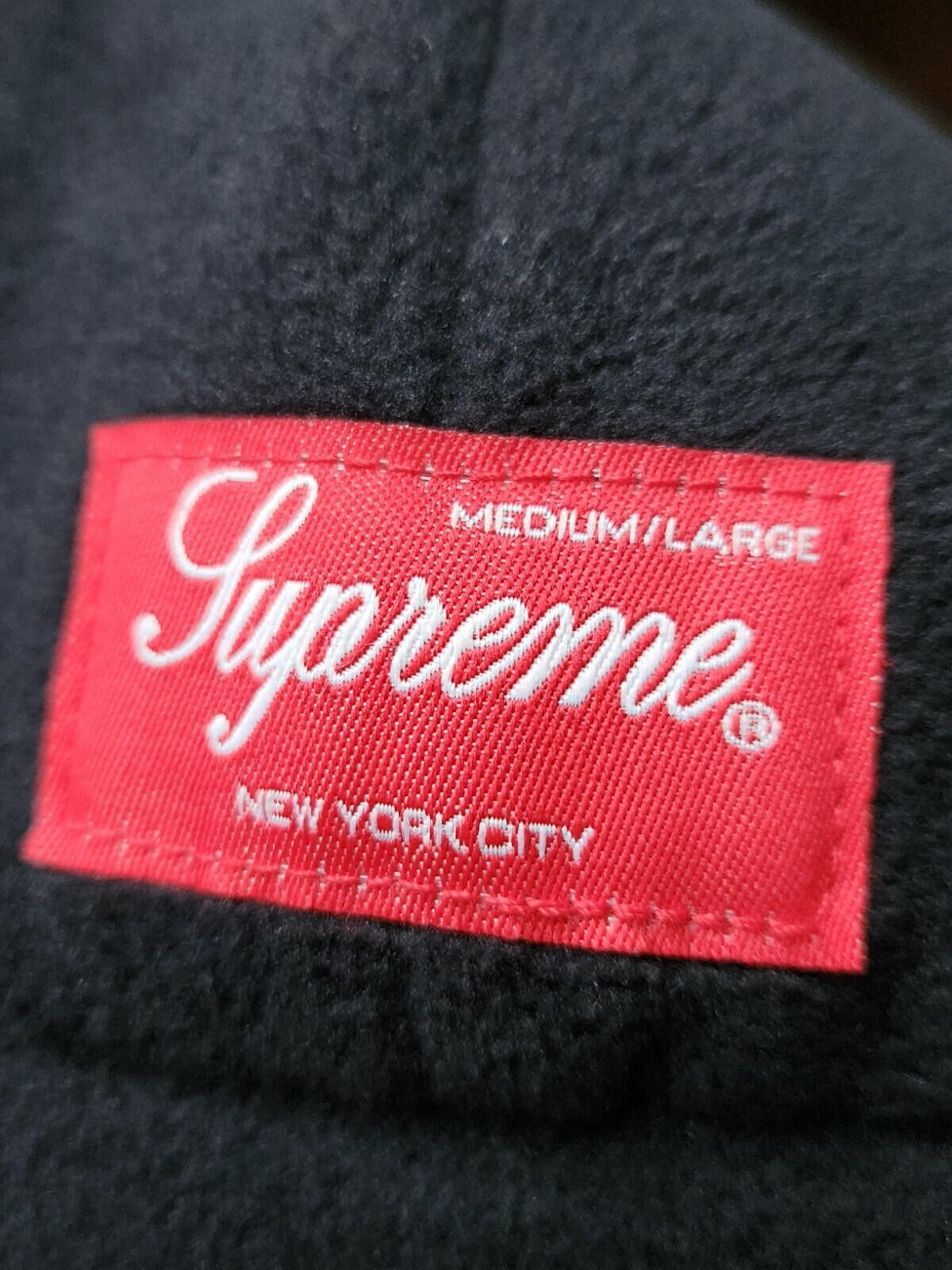 FW23 Supreme GORE-TEX Earflap Polartec Cap Black hat box logo waterproof Fleece