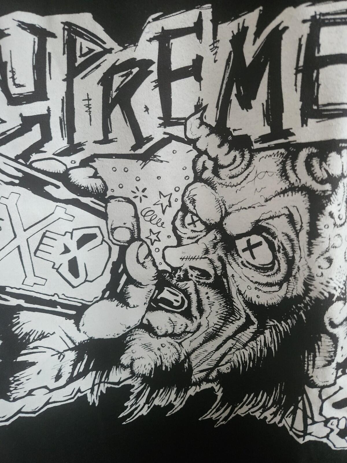 FW25 Supreme Fucki n Blowout Tee Black Size L Original artwork by Rob Zombie