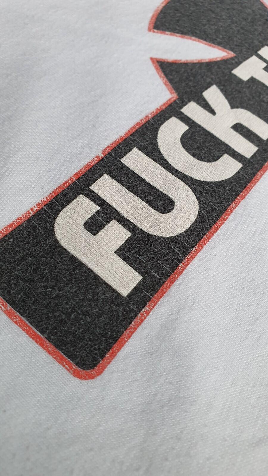 FW15 Supreme x Independent Fuc k The Rest Camiseta manga larga blanca talla M