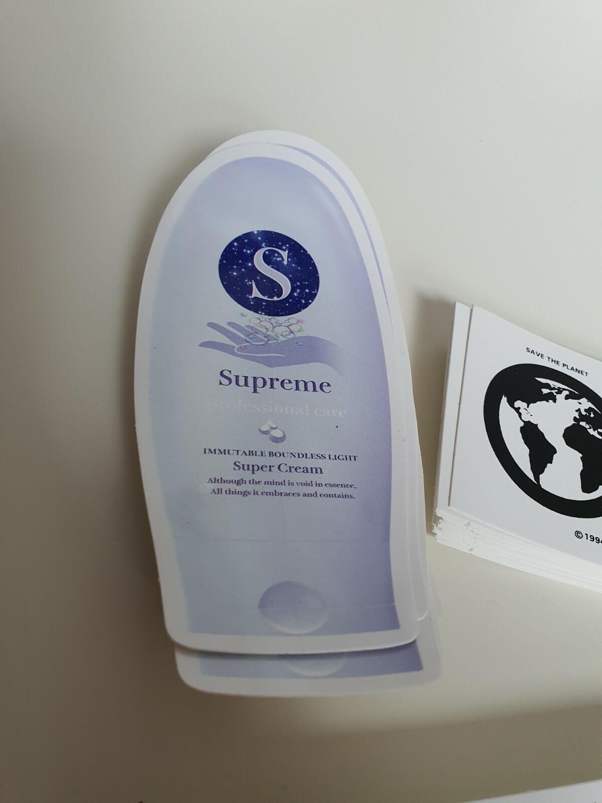 100 FW19 Supreme mixed stickers The Velvet Super Cream Save The Planet(1 brick )