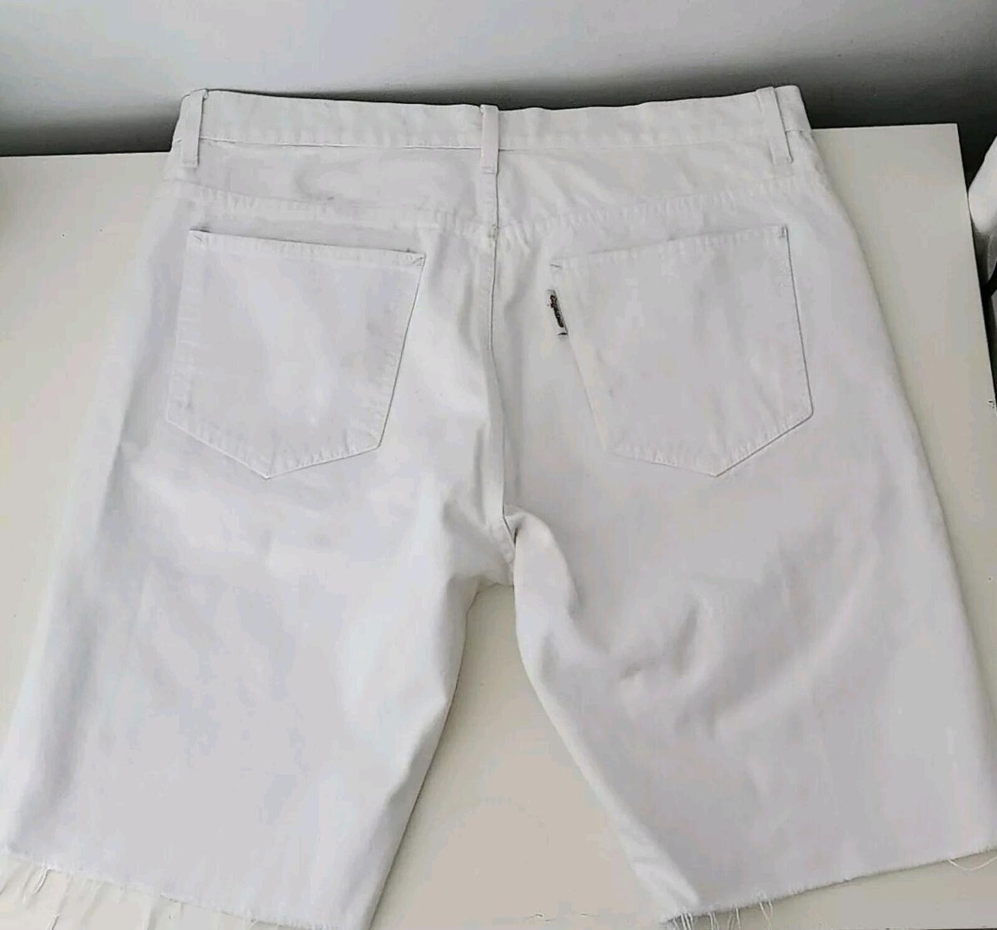 FW14 Supreme x Gonz short size 34 White shorts Mark Gonzales ALTERED Jeans Rare