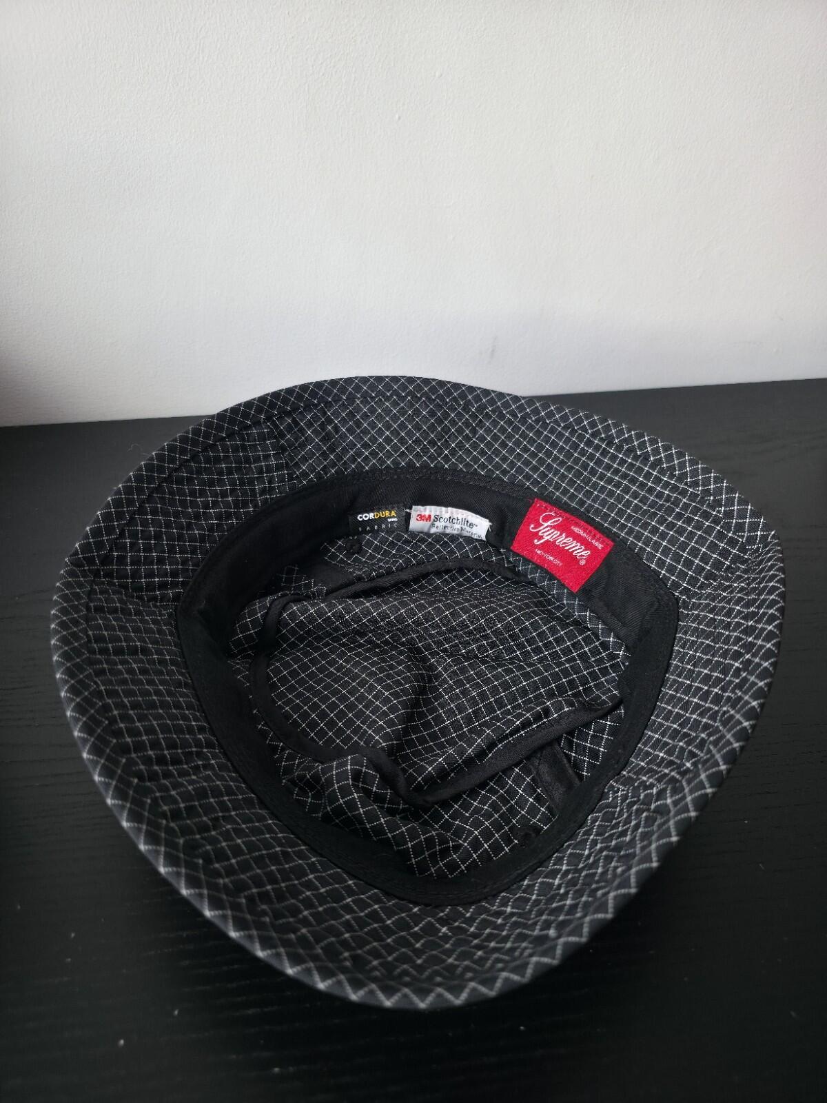 FW18 Supreme Reflective Ripstop Low Crusher Hat Black Size M / L