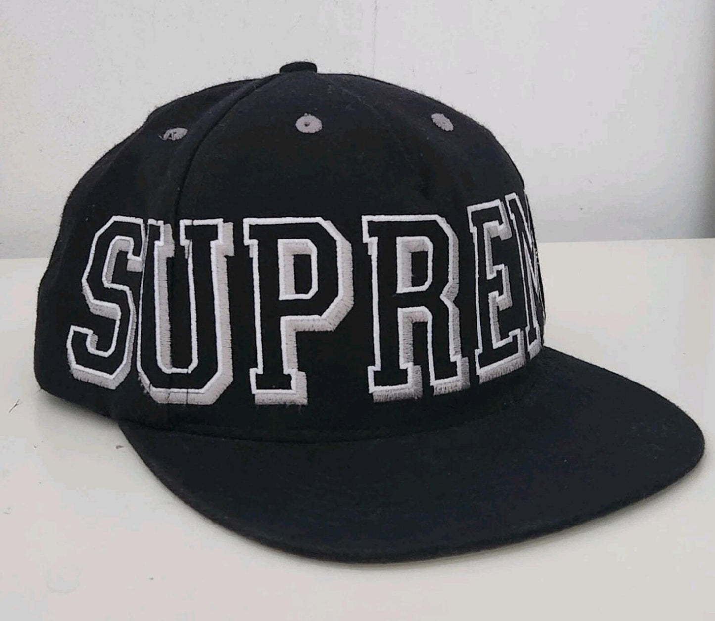FW13 Supreme Banner 5-Panel Cap Schwarz ASAP ROCKY