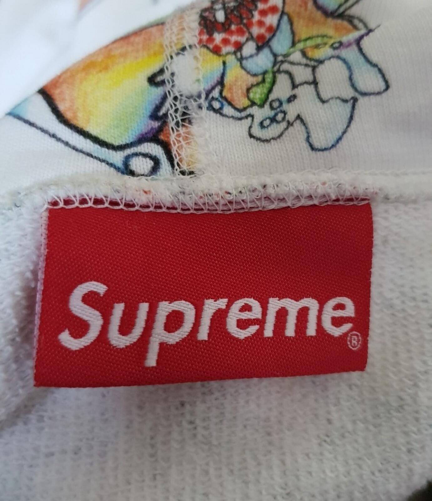 SS16 Supreme Gonz Butterfly Hooded Sweatshirt White Size S Mark Gonzales Gonz
