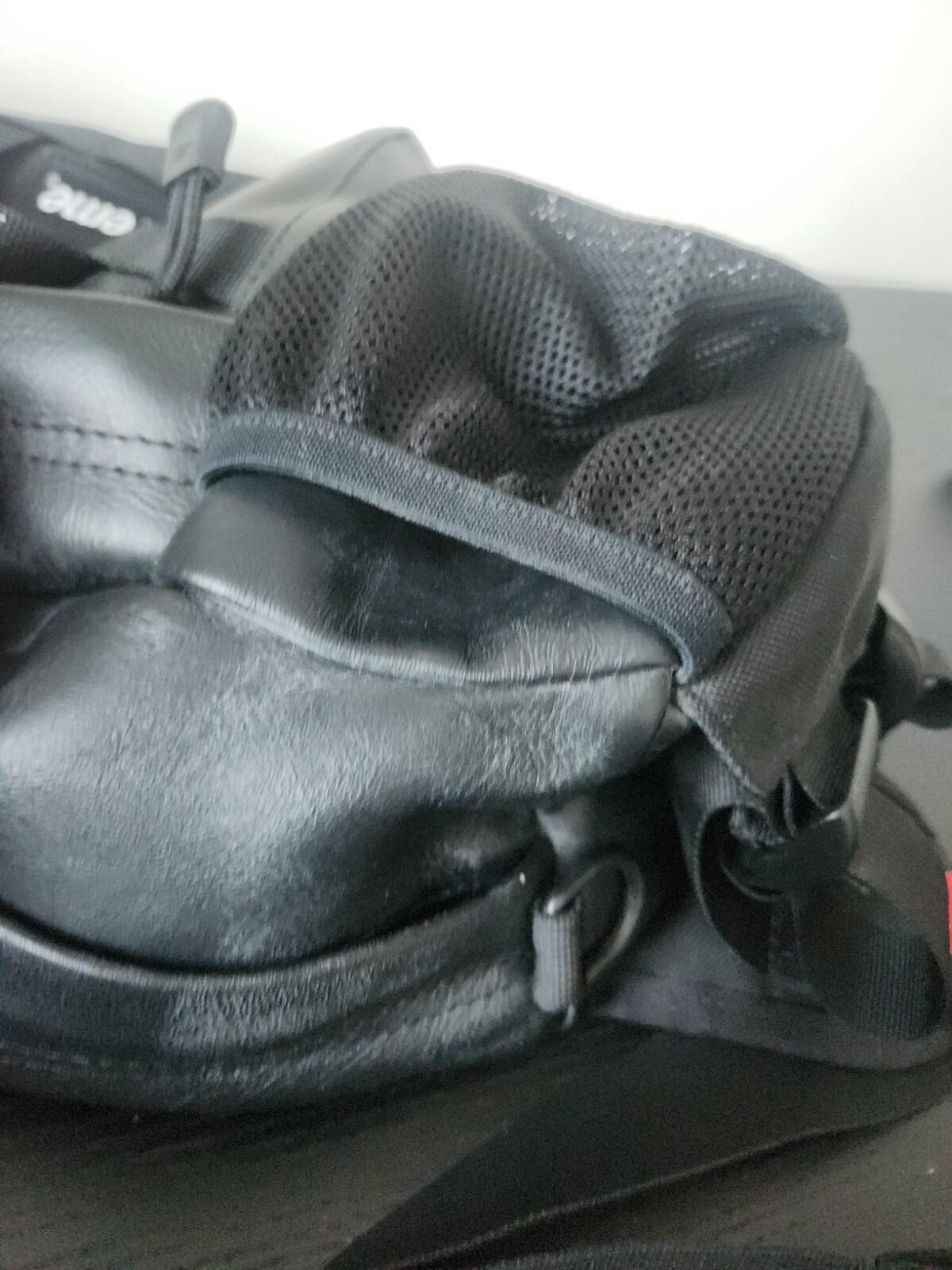 FW18 Supreme x The North Face Leather Mountain Waist Bag Black shoulder Cowhide