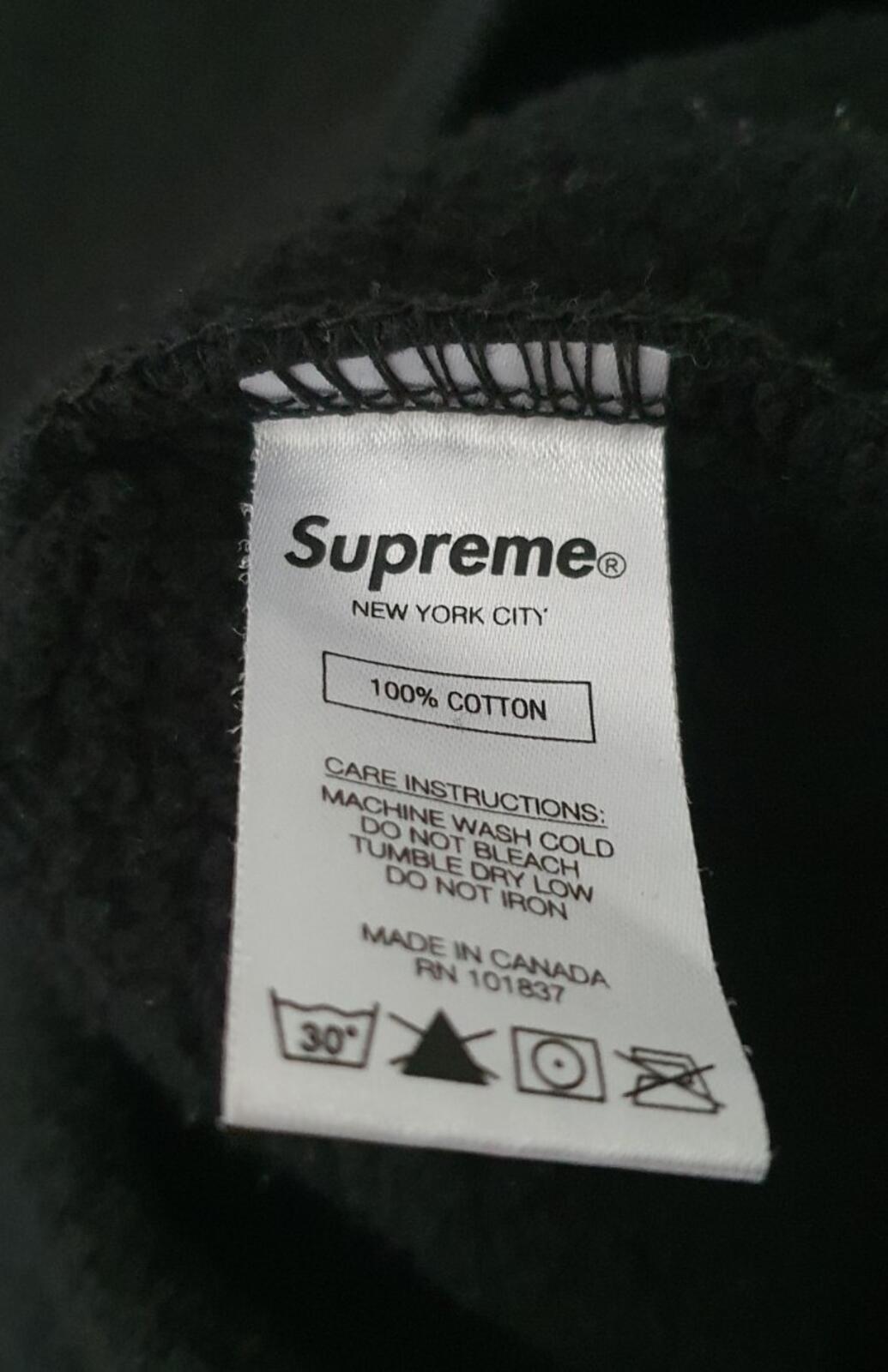 FW20 Supreme Yohji Yamamoto black Crewneck size M medium sweatshirt