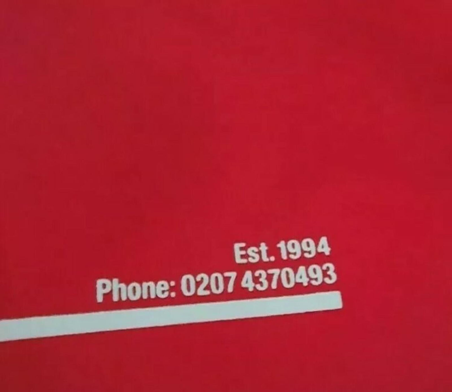 FW20 Supreme Shop New York City red hooded sweatshirt size L large hoodie
