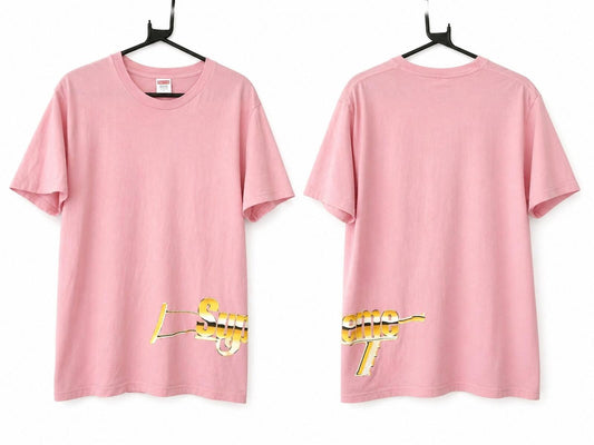 Camiseta Automática Supreme SS17 rosa Talla L