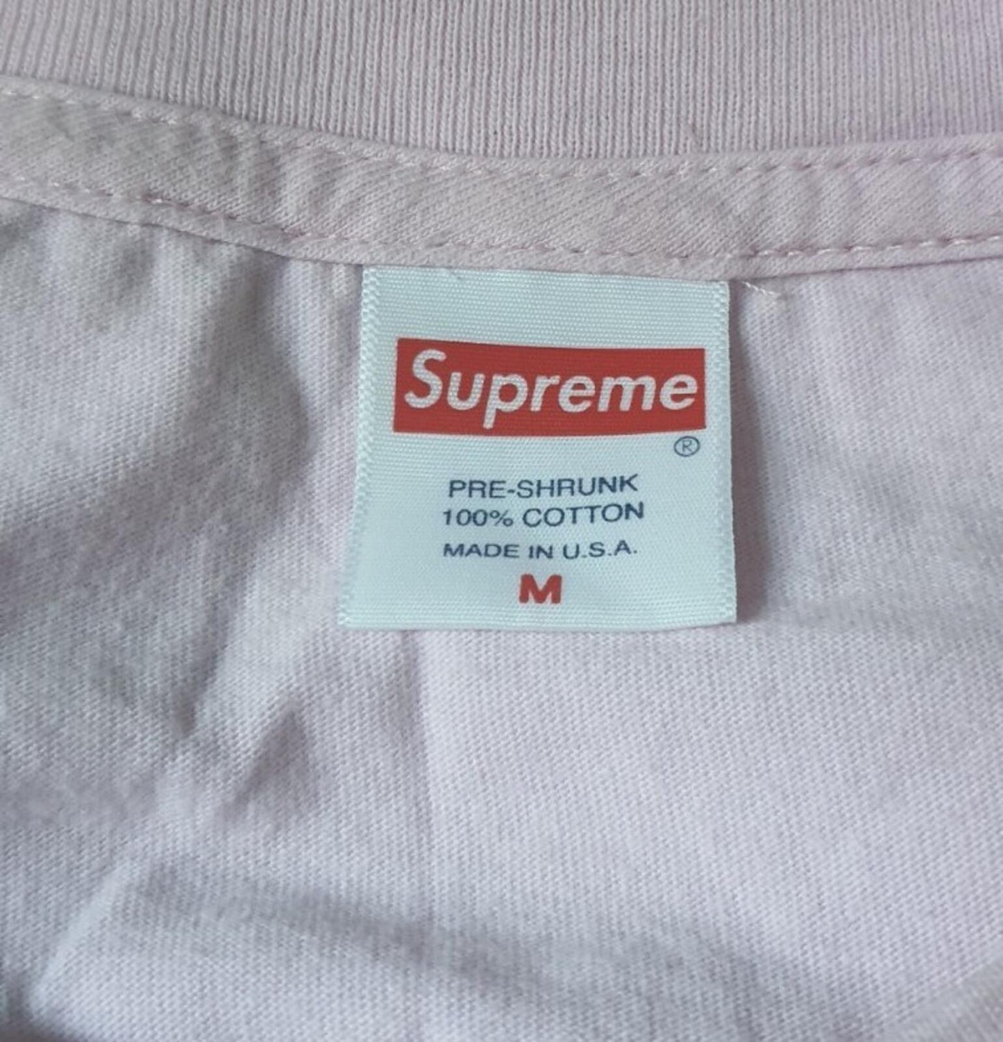 SS21 Supreme Anna Nicole Smith tee Light pink t-shirt size M medium